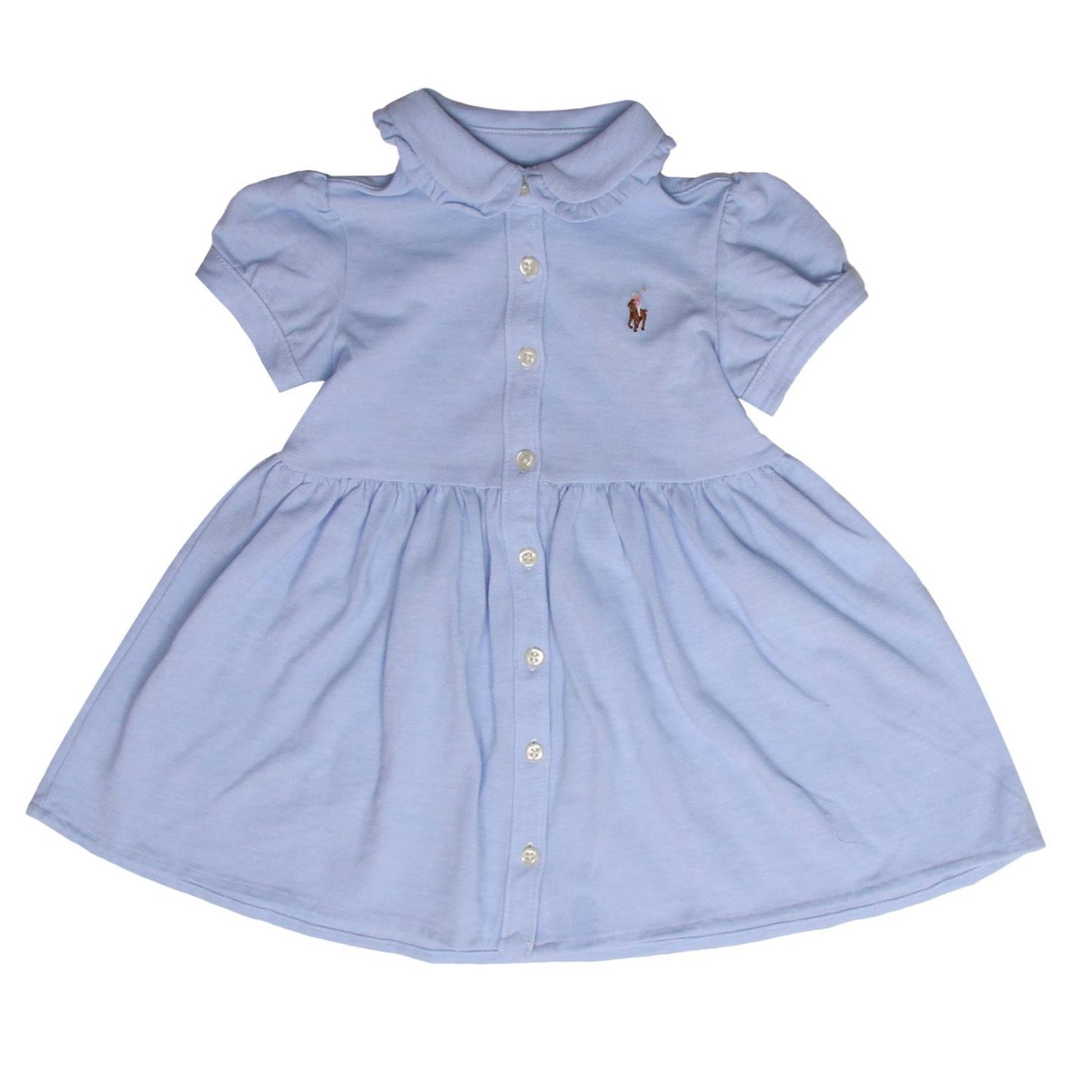 Polo Ralph Lauren Infant Outlet Romper kids Gnawed Blue Romper