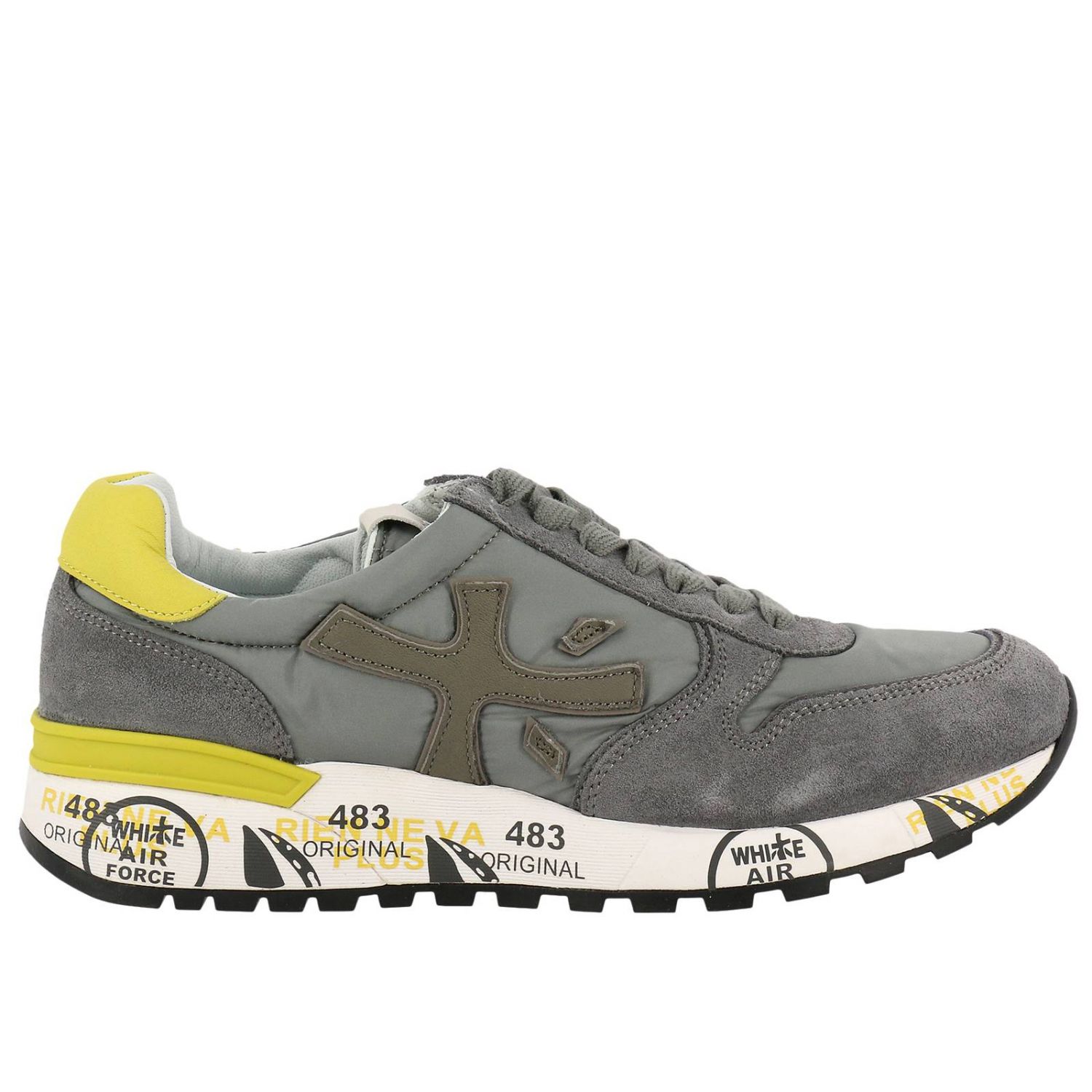 Premiata Outlet Zapatos hombre Zapatillas Premiata Hombre Gris