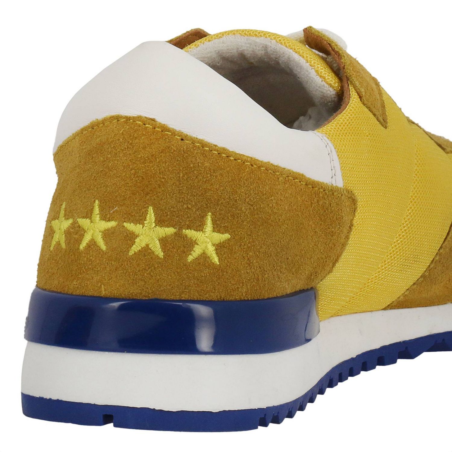 Invicta Outlet: Sneakers Running in tela traspirante camoscio e pelle a  contrasto con logo applicato - Giallo | Sneakers Invicta 4461115/B  GIGLIO.COM