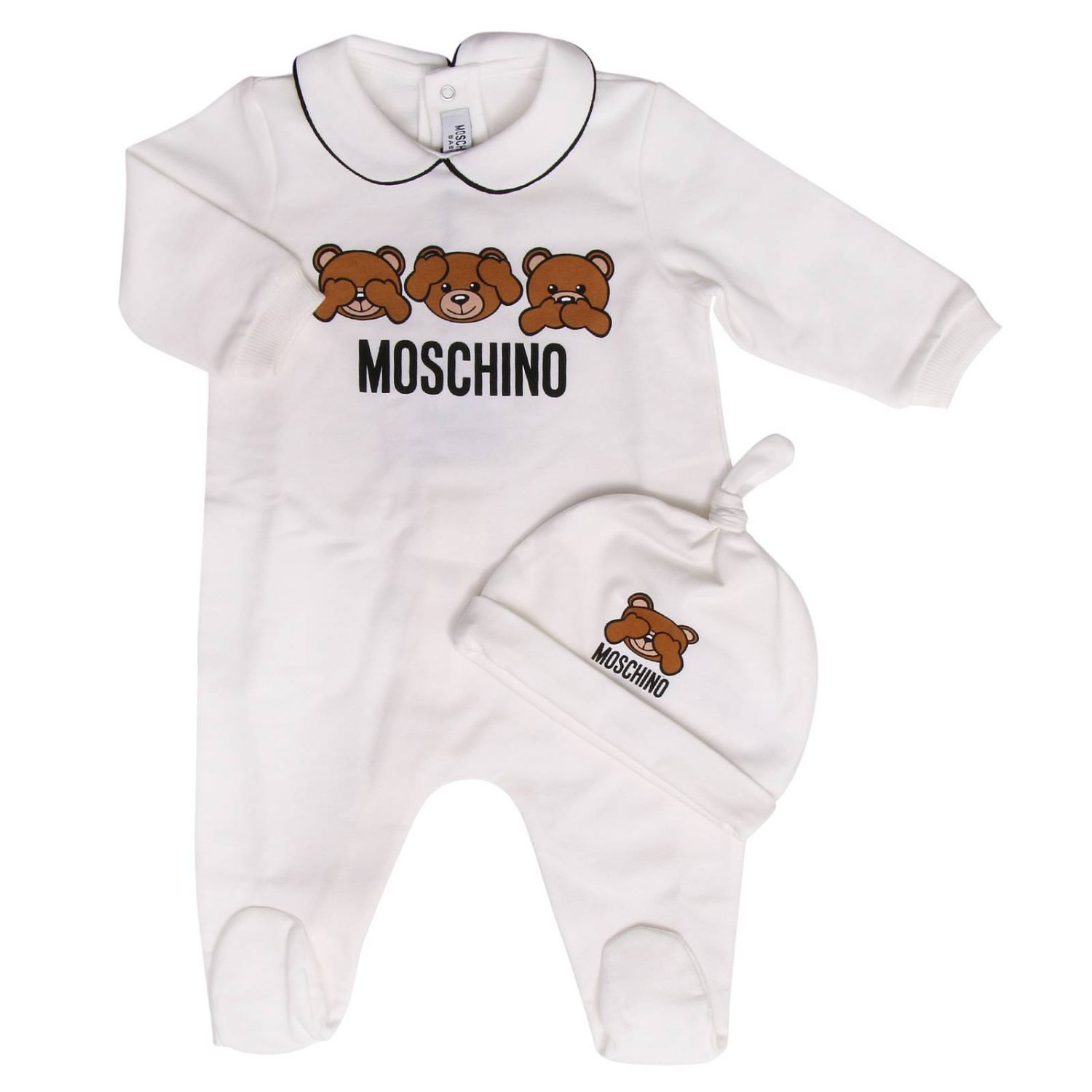 Romper Moschino Baby MMY00L LDA00 Giglio EN