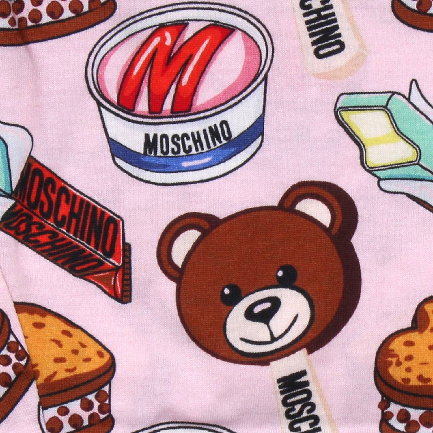 Moschino Baby Outlet Pants kids Pink Pants Moschino Baby MBP01F