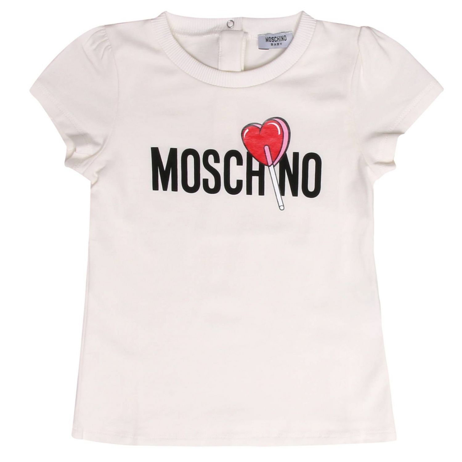Moschino Baby Outlet Tshirt kids White TShirt Moschino Baby