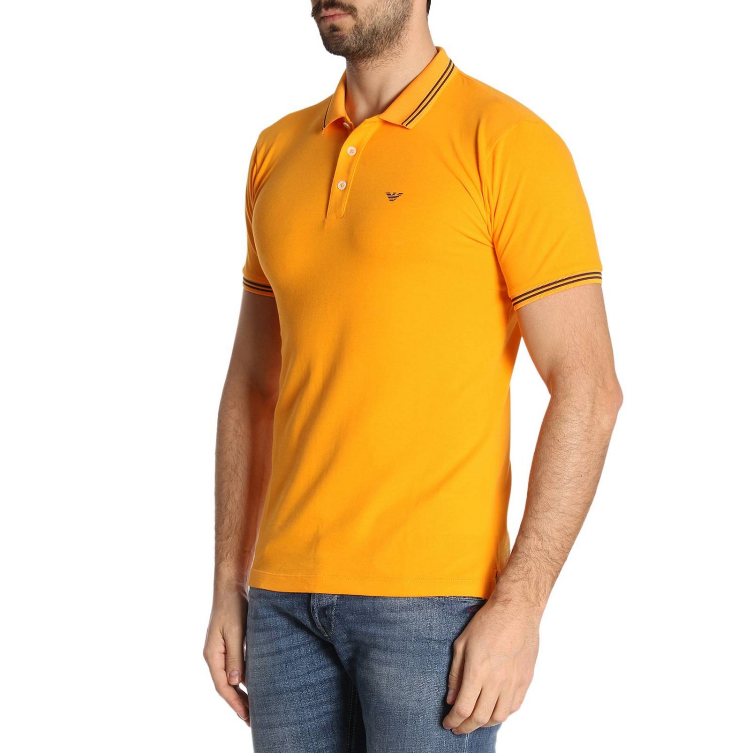 emporio armani orange t shirt