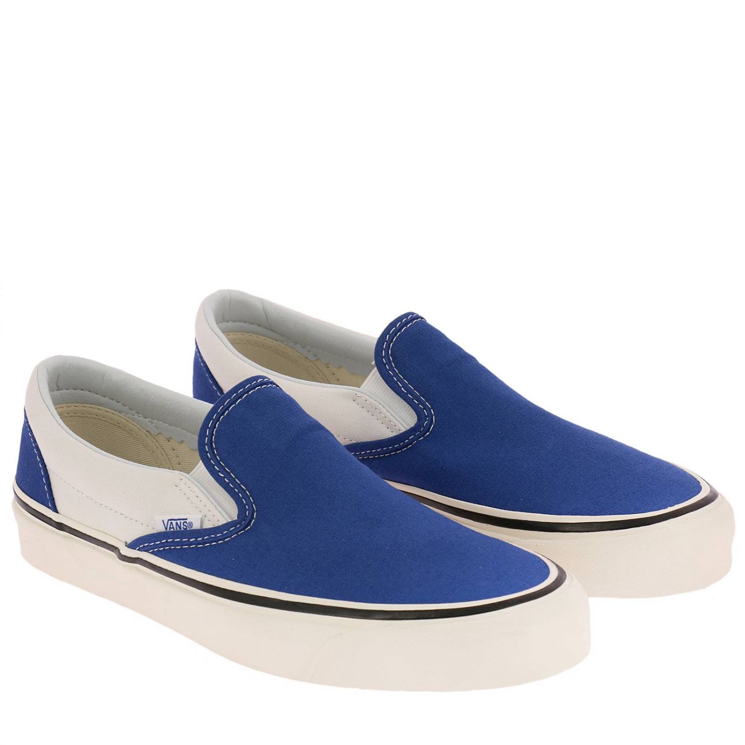 vans slip on royal blue