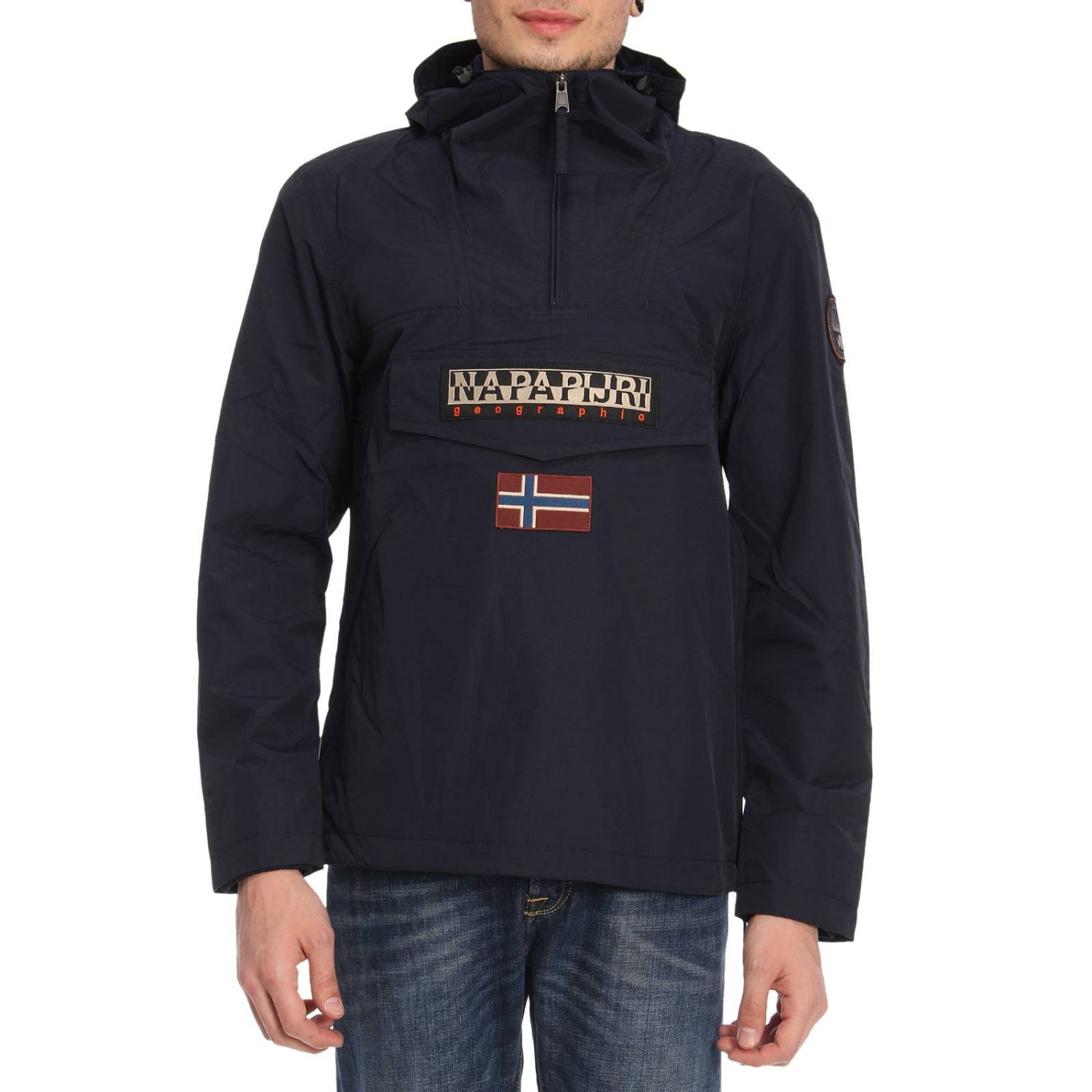 veste napapijri bleu marine