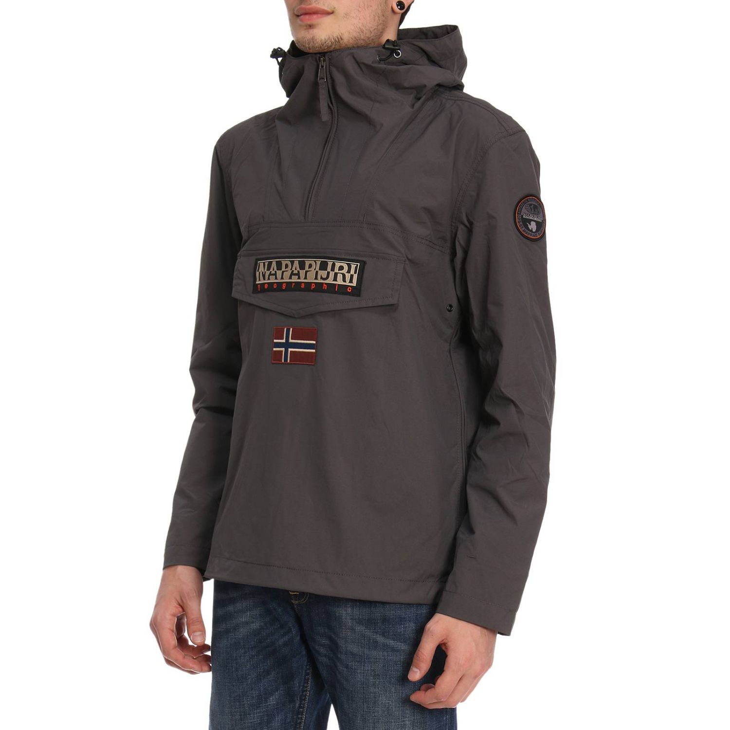 Napapijri Outlet: Jacket men - Charcoal 