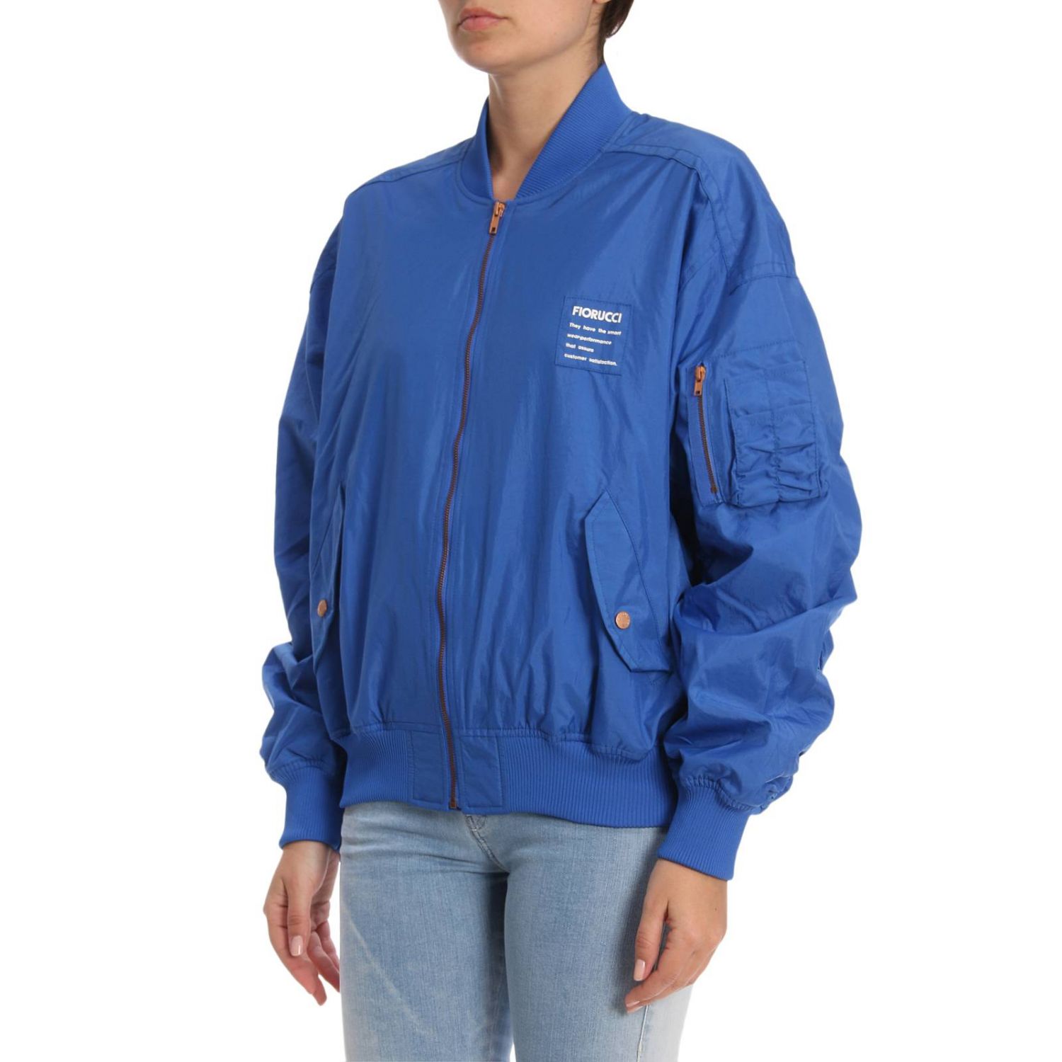 Fiorucci Outlet: Chaqueta mujer | Chaqueta Fiorucci Mujer Azul Oscuro | Chaqueta  Fiorucci LOU005 GIGLIO.COM