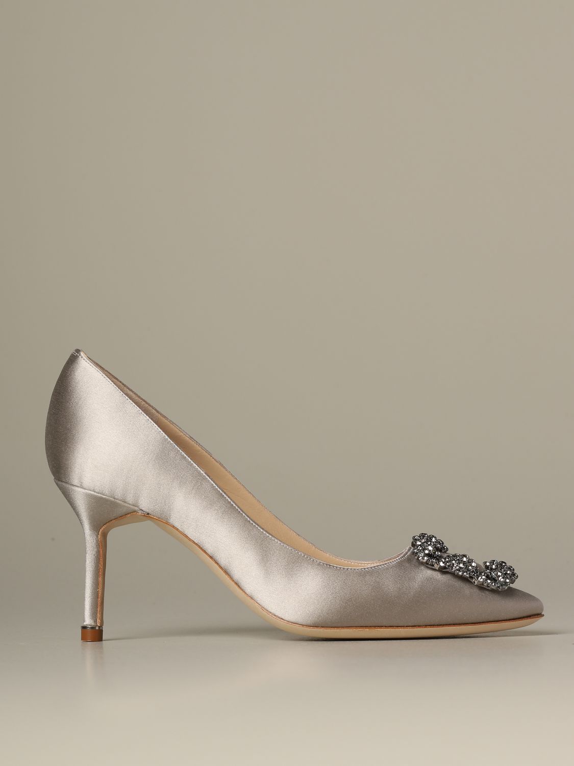 silver manolo blahnik shoes