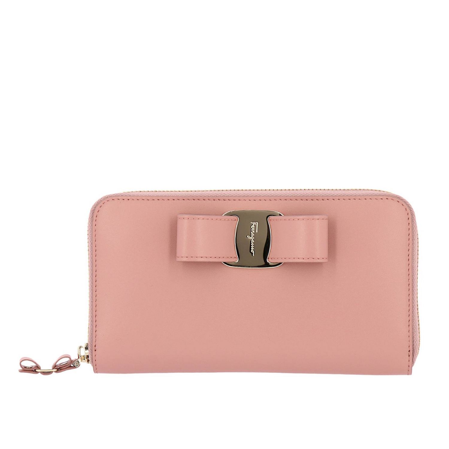 Salvatore Ferragamo Outlet: Wallet women - Pink | Wallet Salvatore ...