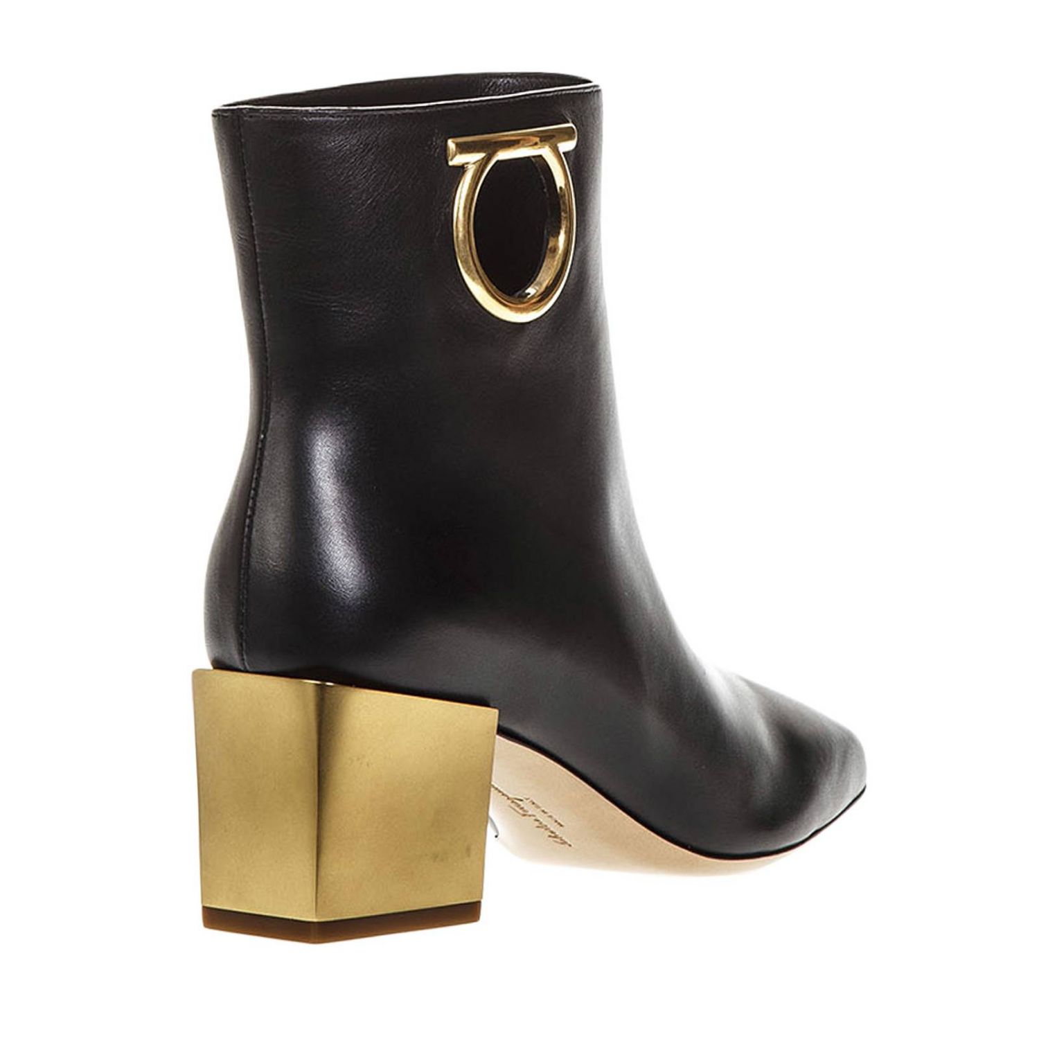 Salvatore Ferragamo Outlet: Zapatos mujer - Negro | Botines De Tacón Salvatore  Ferragamo 693057 01N690 GIGLIO.COM