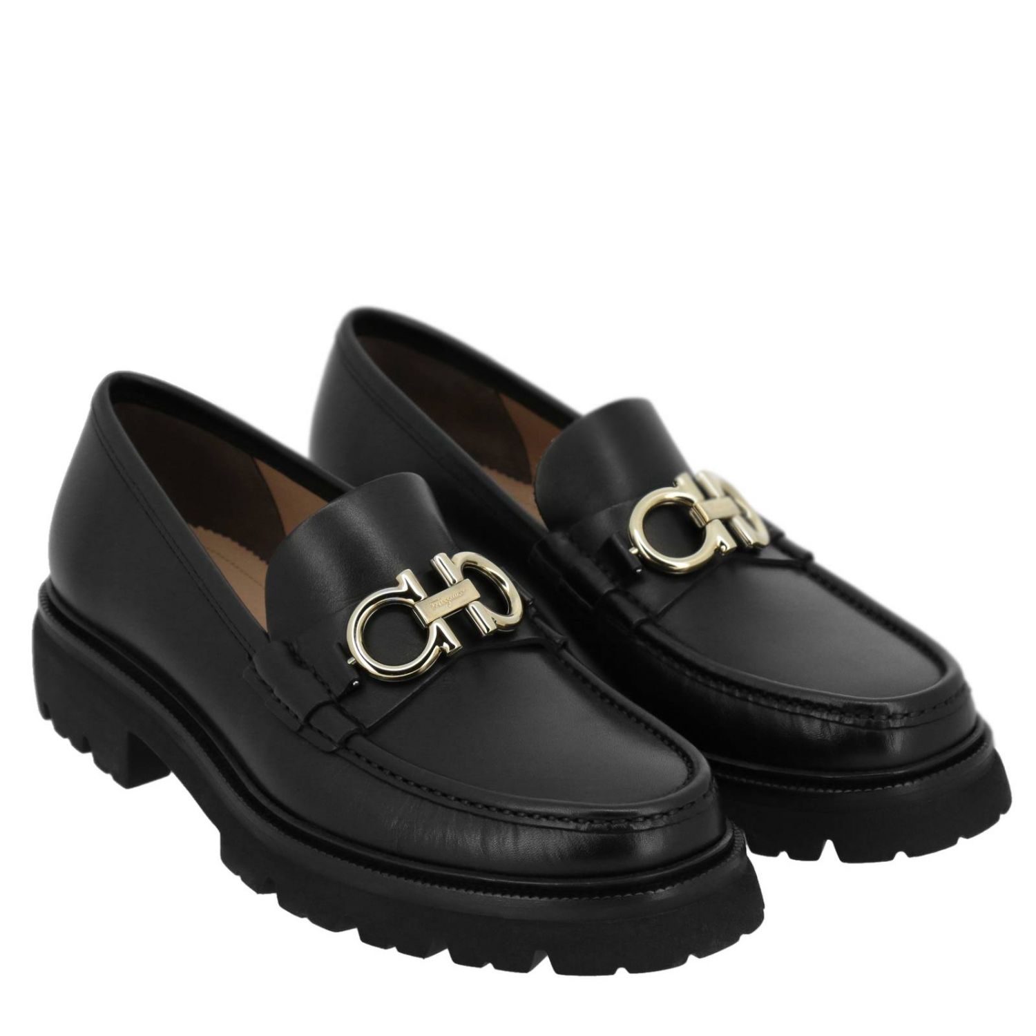 SALVATORE FERRAGAMO: Shoes men | Loafers Salvatore Ferragamo Men Black ...