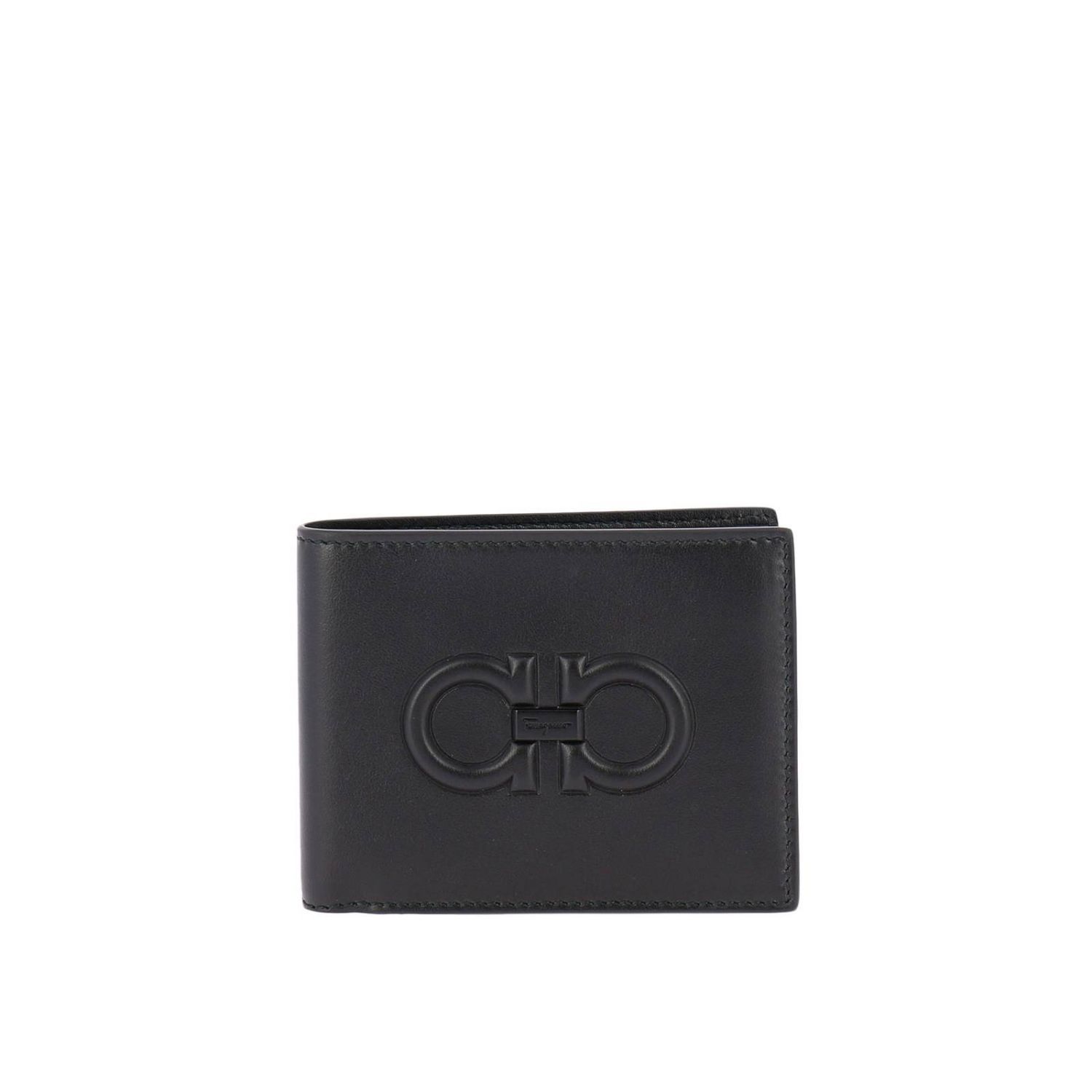 SALVATORE FERRAGAMO: Wallet men - Black | Wallet Salvatore Ferragamo ...