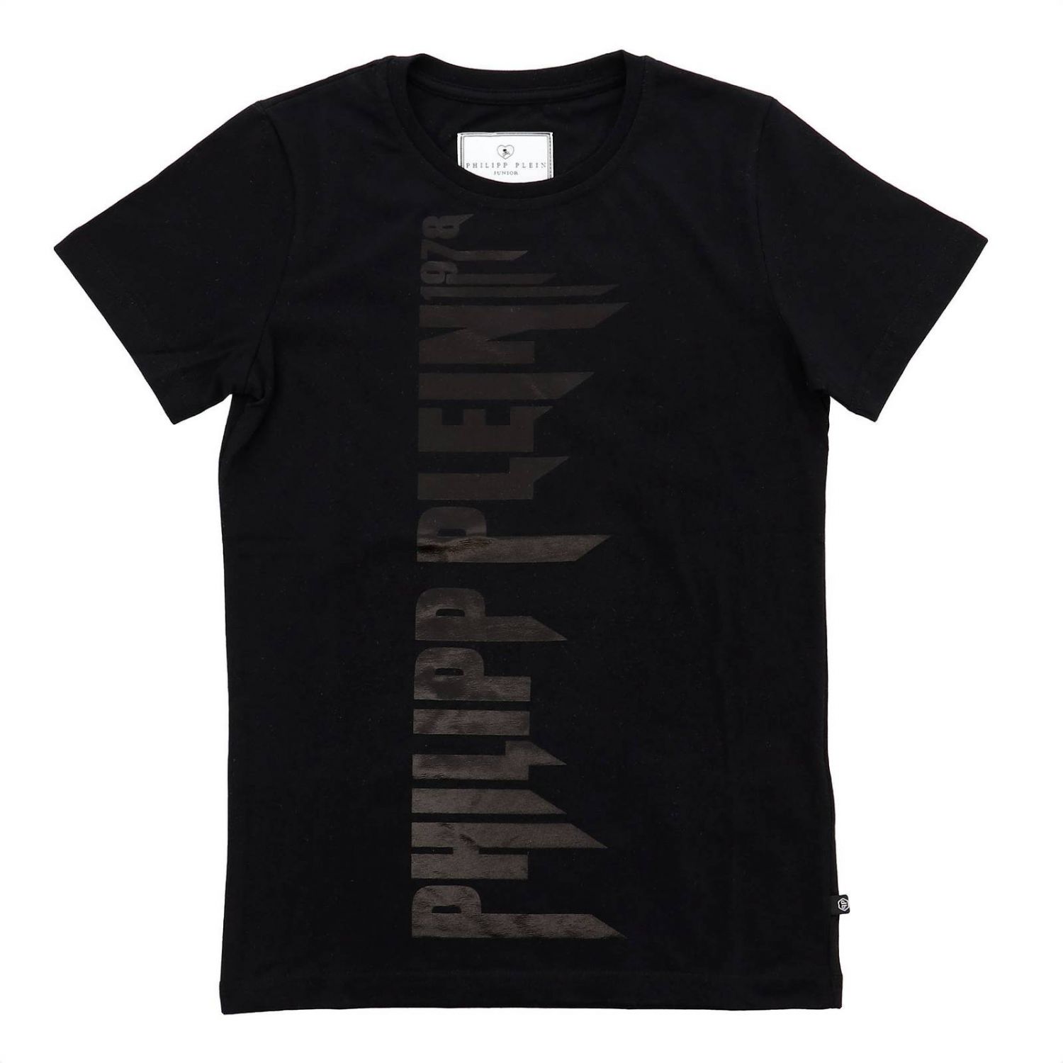 Philipp Plein Outlet: T-shirt kids - Black | T-Shirt Philipp Plein ...
