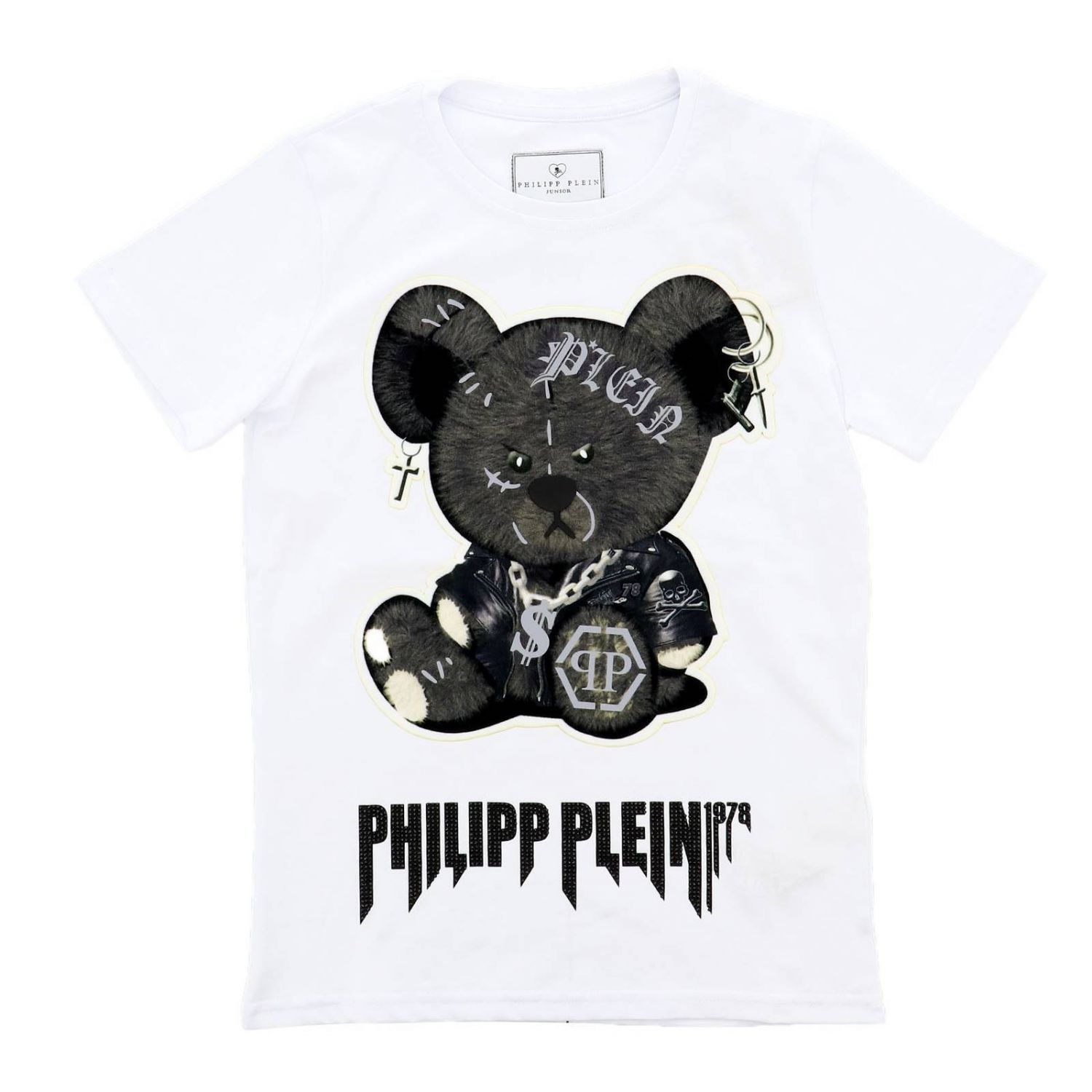 philipp plein white t shirt