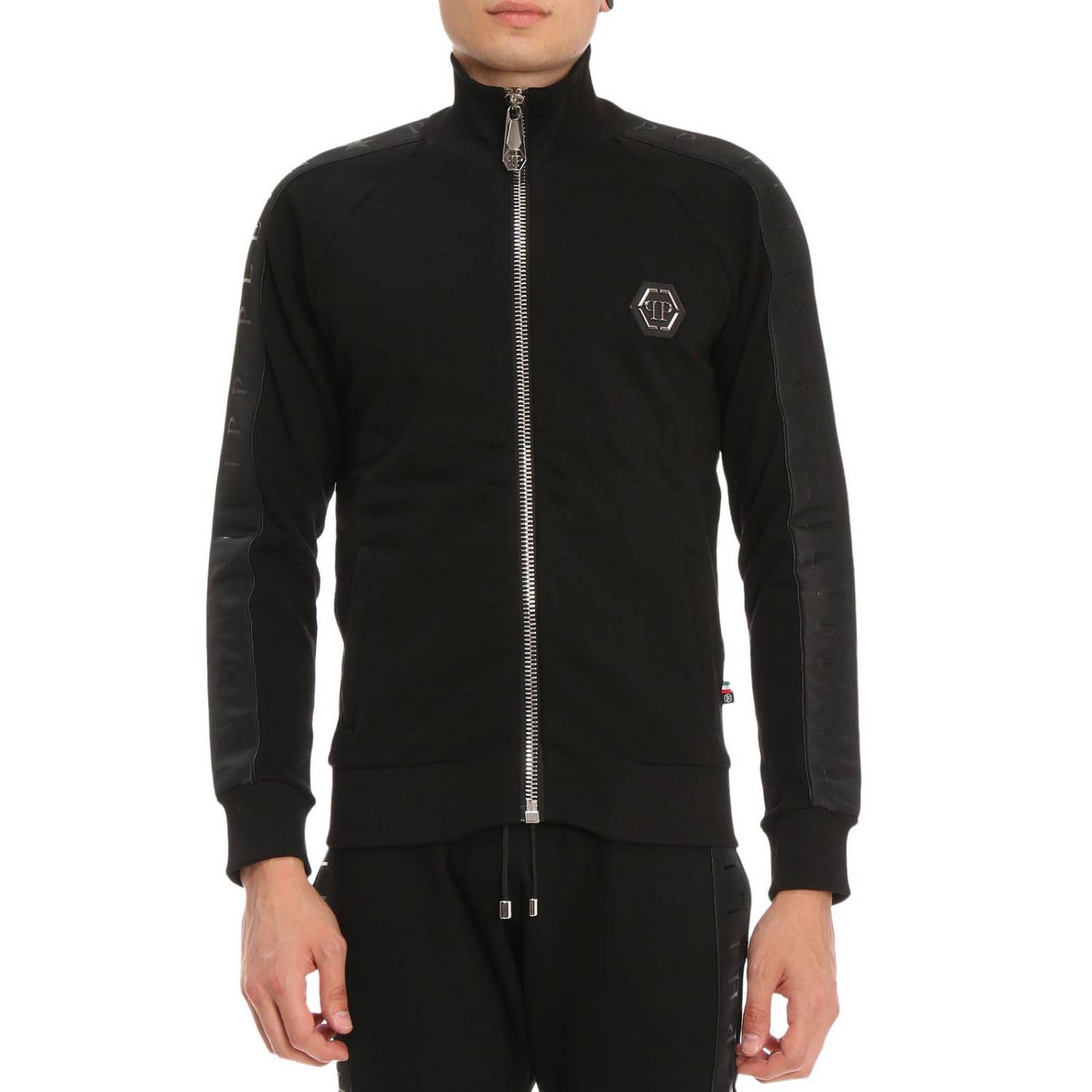 Philipp Plein Outlet: Sweater men | Sweatshirt Philipp Plein Men Black ...