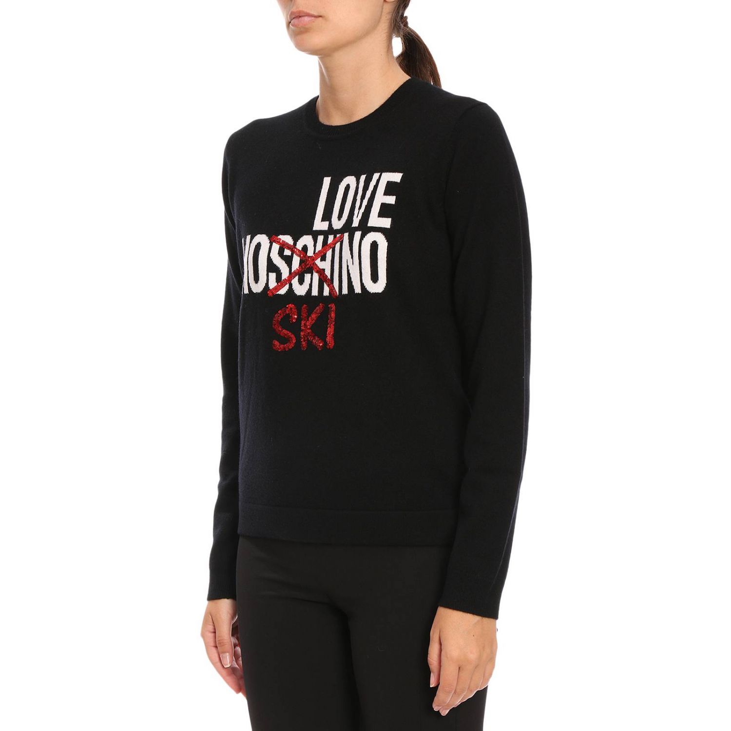 Love Moschino Outlet: Jumper women Moschino Love - Black | Jumper Love ...