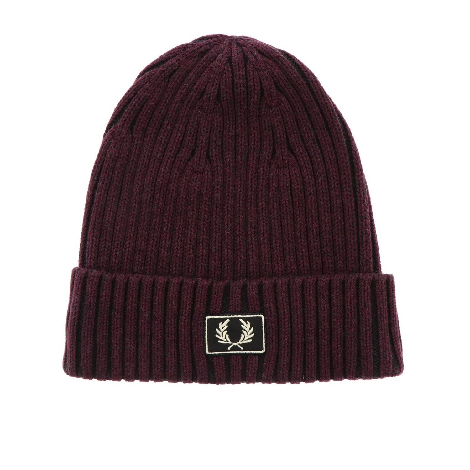 Fred Perry Outlet: Cuffia cotone con logo | Cappello Fred Perry Uomo  Bordeaux | Cappello Fred Perry C2100 GIGLIO.COM