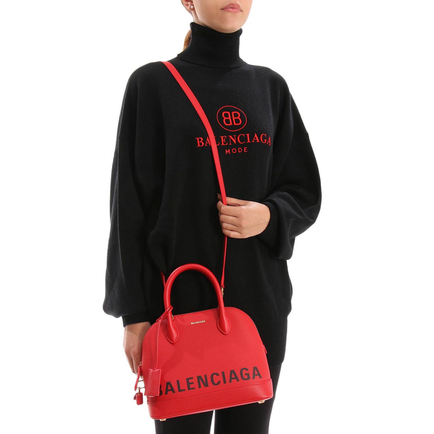 BALENCIAGA Shoulder bag women Handbag Balenciaga Women Red Handbag