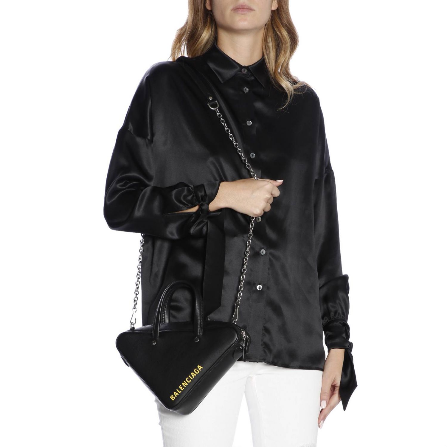 Balenciaga Outlet: Shoulder bag women - Black 1 | Mini Bag Balenciaga ...