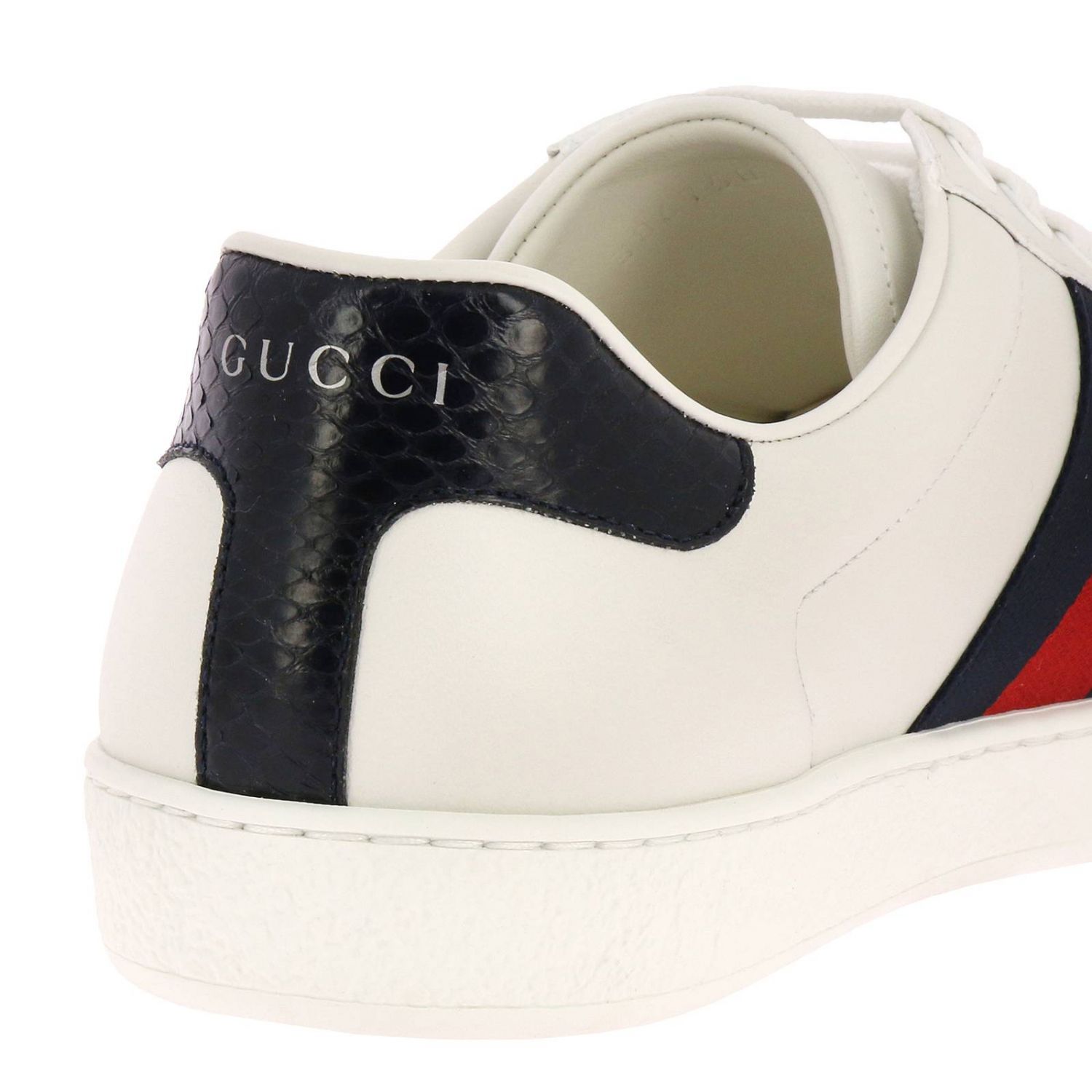 gucci new ace web trainers