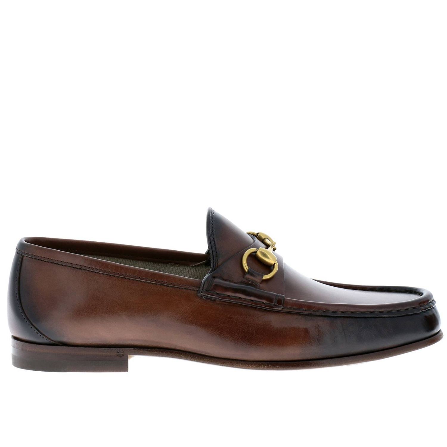 mens gucci brown loafers