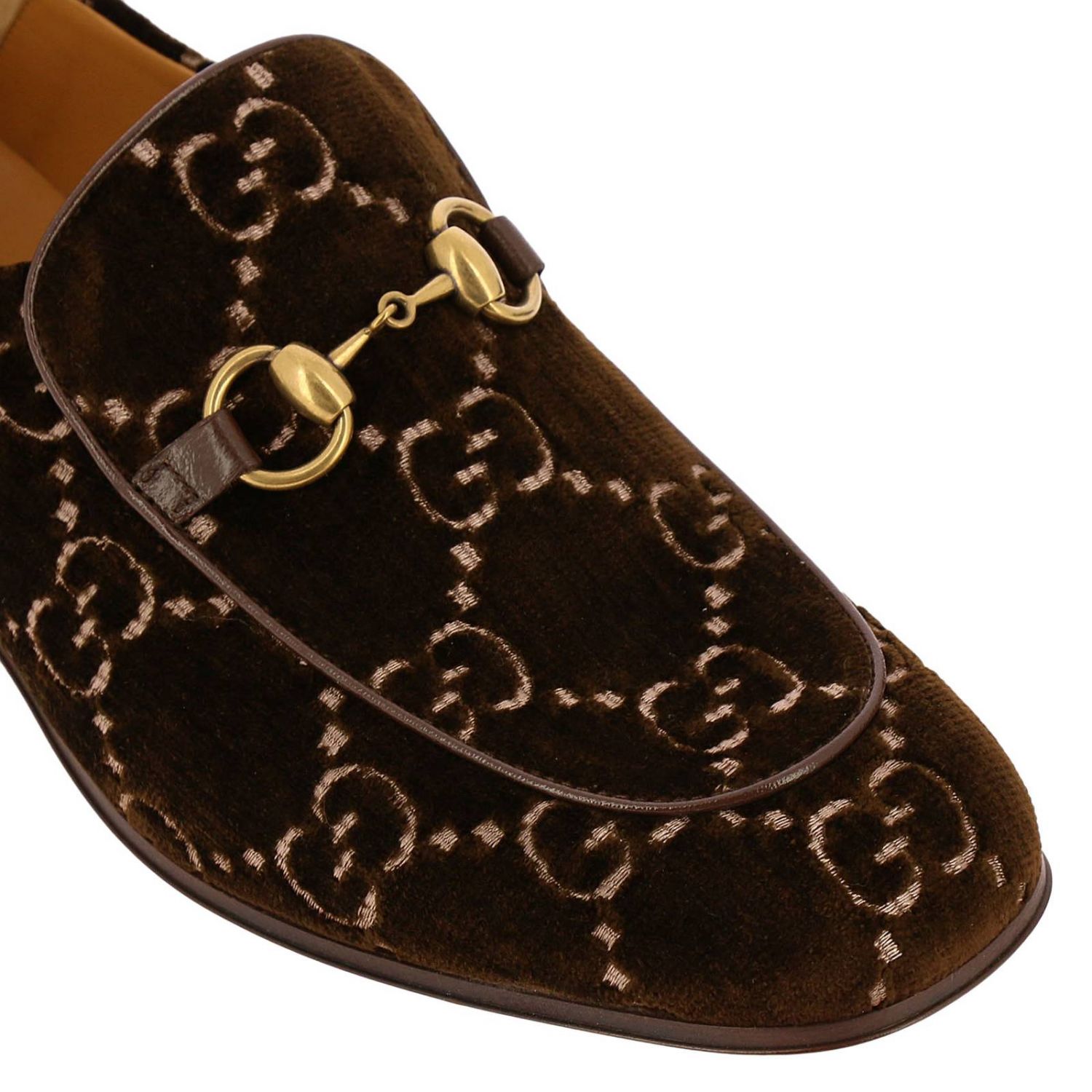 brown suede gucci shoes