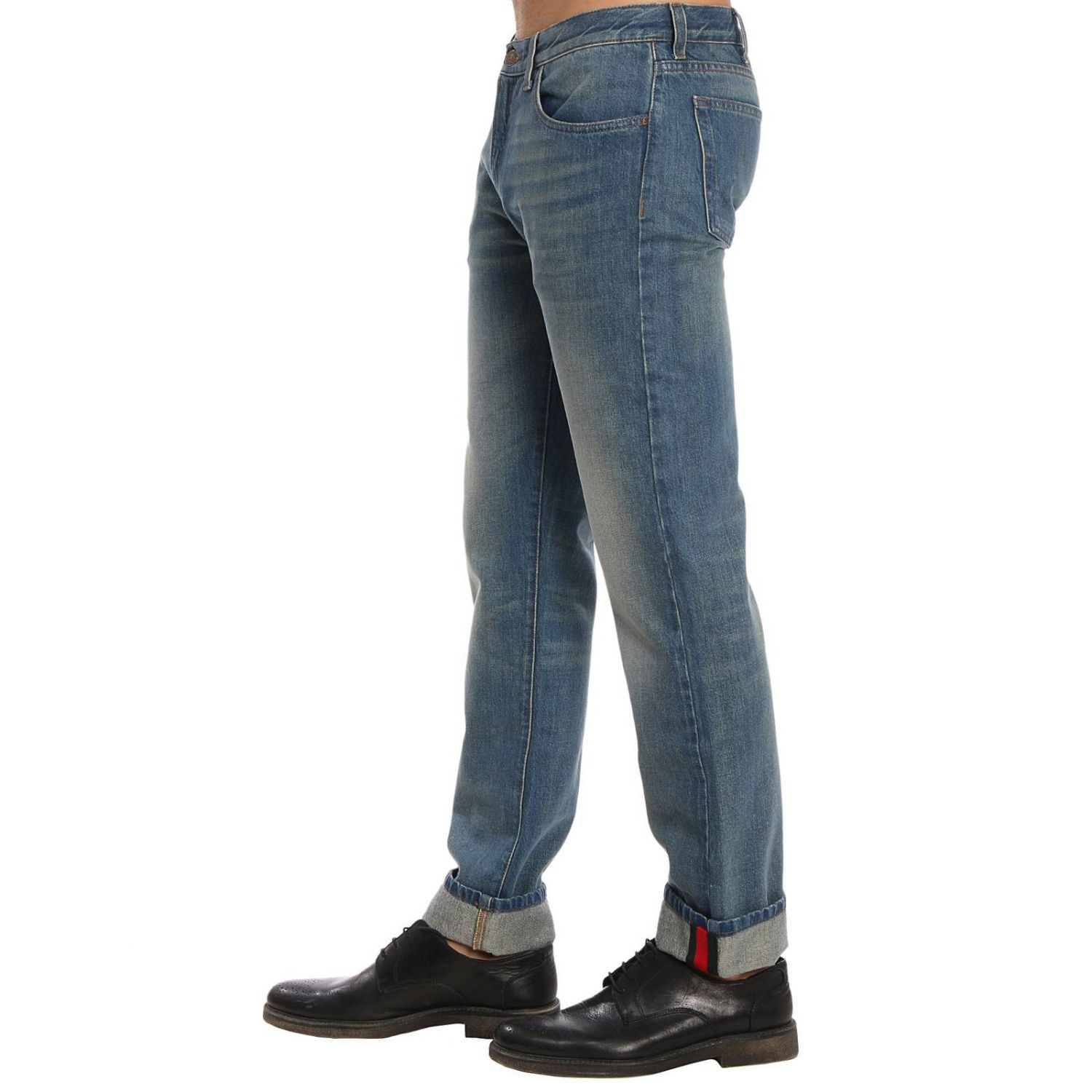 Gucci Outlet: Jeans men - Denim | Jeans Gucci 430367 XR191 GIGLIO.COM