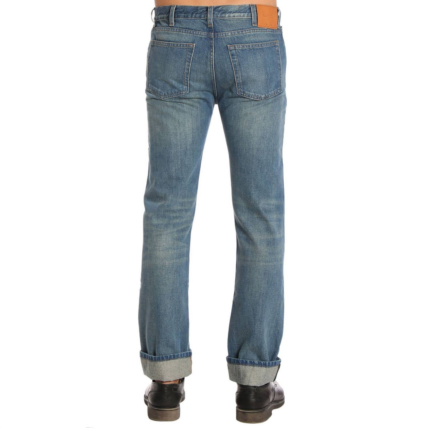 Gucci Outlet: Jeans men - Denim | Jeans Gucci 430367 XR191 GIGLIO.COM