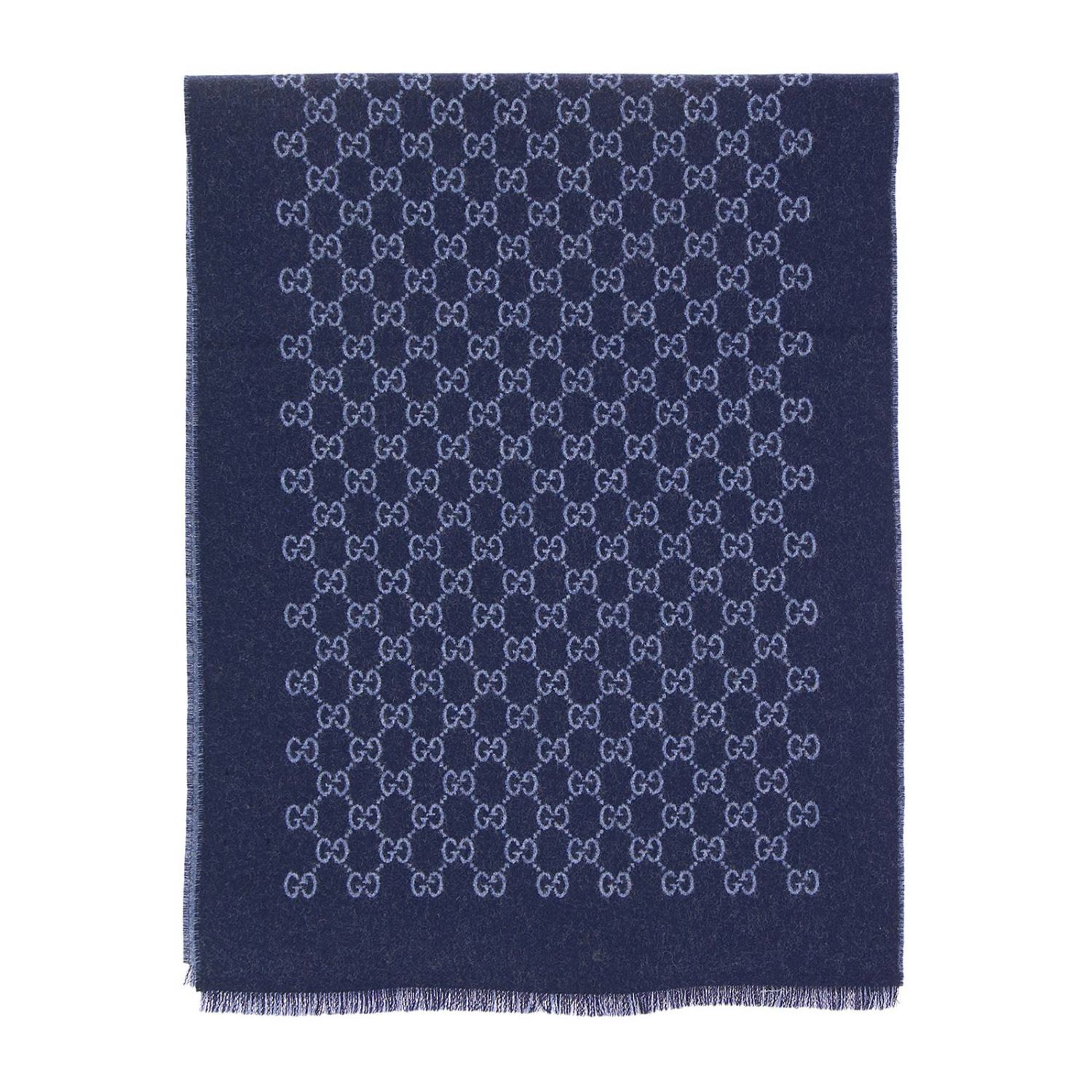 GUCCI Scarf men Scarf Gucci Men Blue Scarf Gucci 391246 4G200
