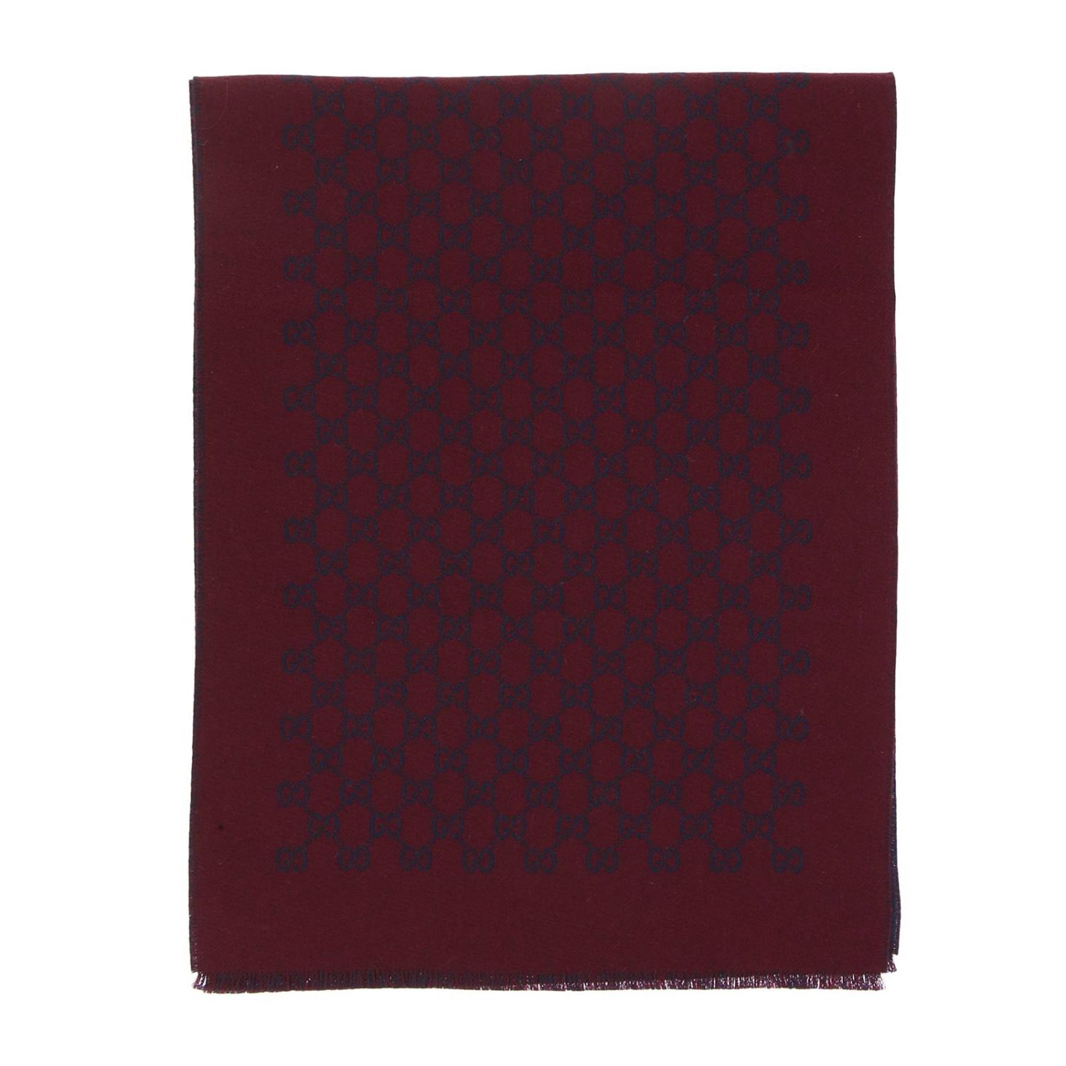 GUCCI: Scarf men - Burgundy | Scarf Gucci 391246 4G200 GIGLIO.COM