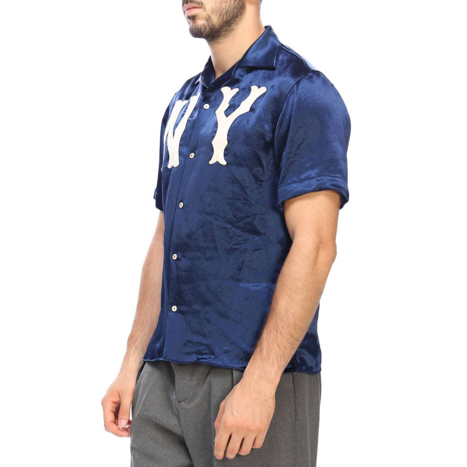 GUCCI Shirt men Shirt Gucci Men Blue Shirt Gucci 534177 Z723D