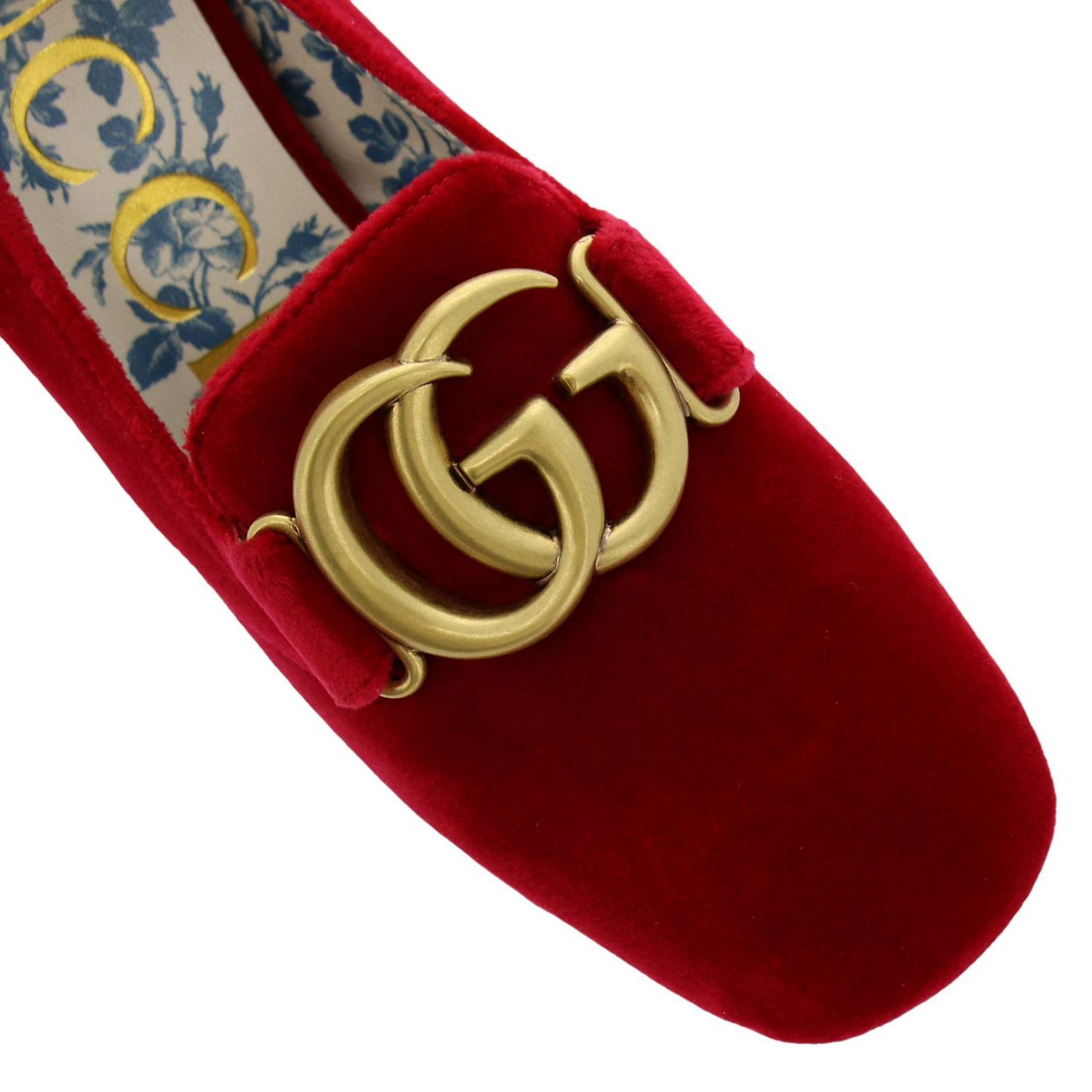 gucci shoes women red