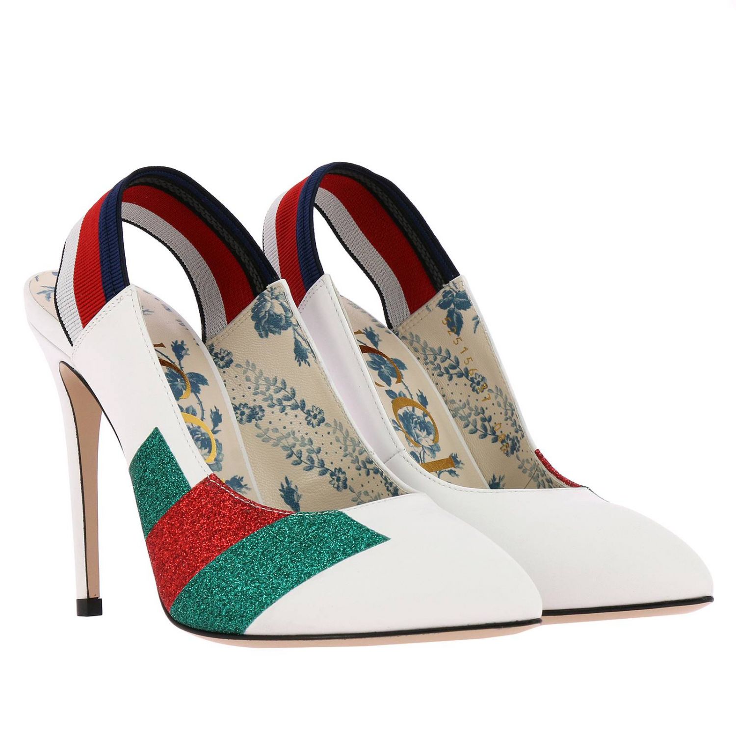 white gucci dress shoes