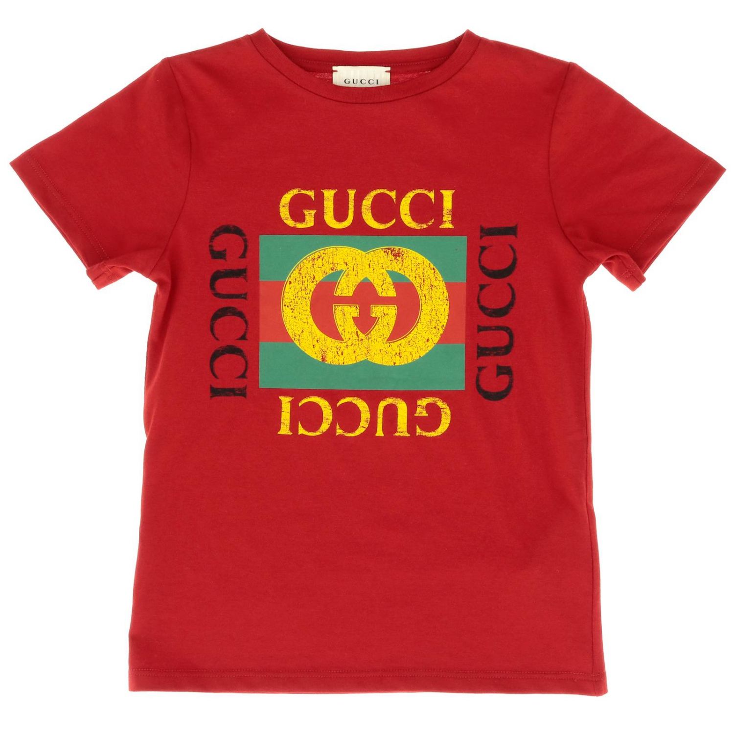 GUCCI: T-shirt kids | T-Shirt Gucci Kids Red | T-Shirt Gucci 475740 ...