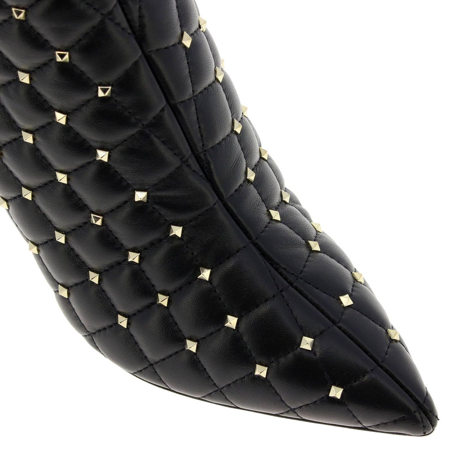 valentino rockstud spike boots