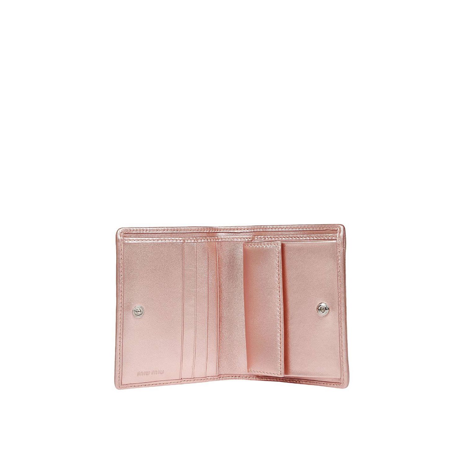 miu miu trifold wallet