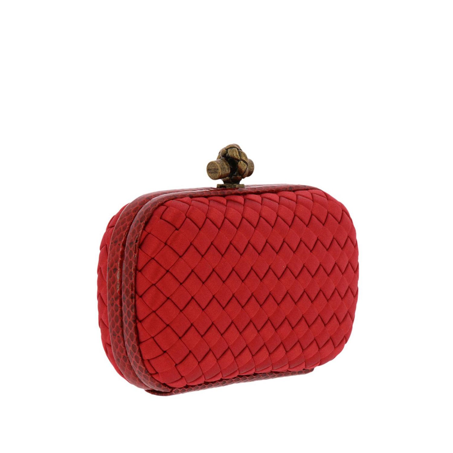 BOTTEGA Shoulder bag women Red Clutch Bottega 113085 VG0HG