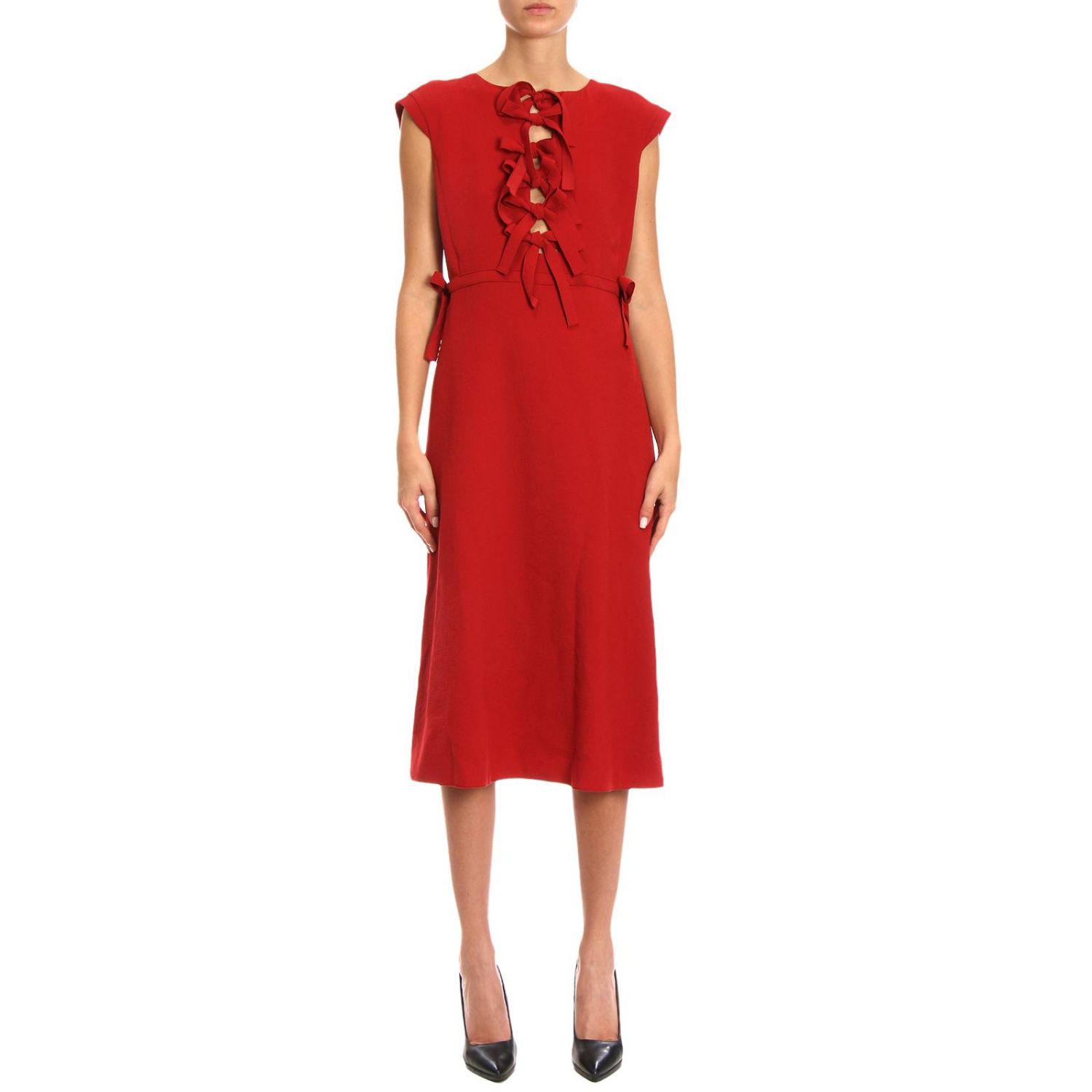 Bottega Veneta Outlet: dress for woman - Red | Bottega Veneta dress ...