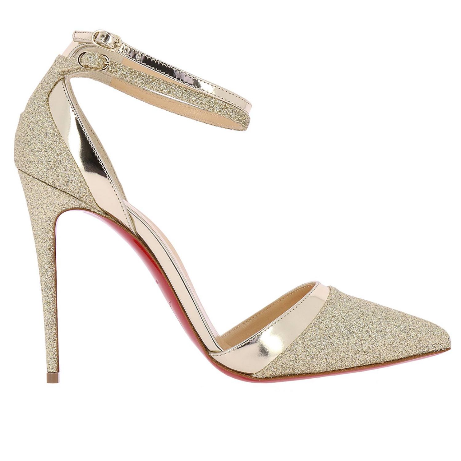CHRISTIAN LOUBOUTIN Shoes women Gold Pumps Christian Louboutin