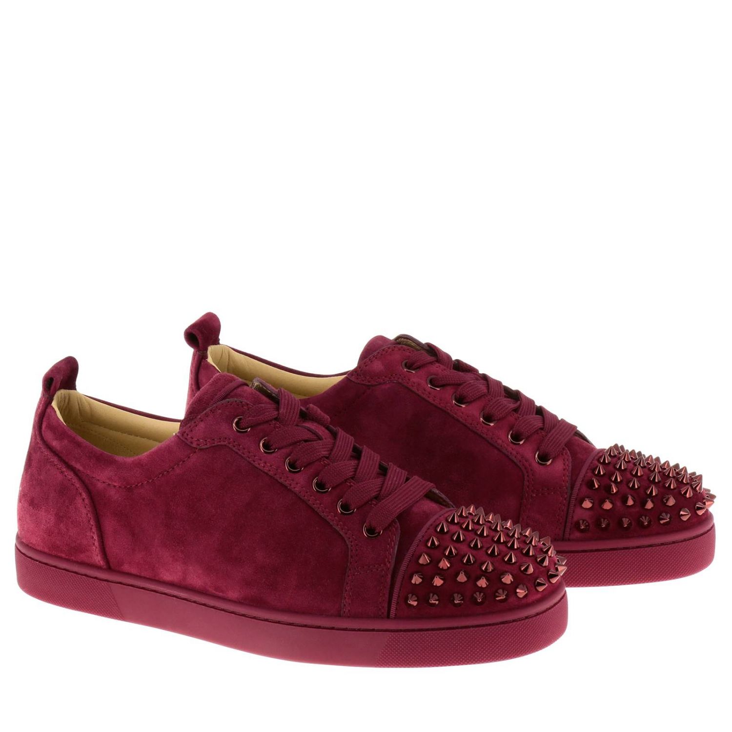 Shoes Men Christian Louboutin Trainers Christian Louboutin Men Wine Trainers Christian Louboutin Giglio Uk