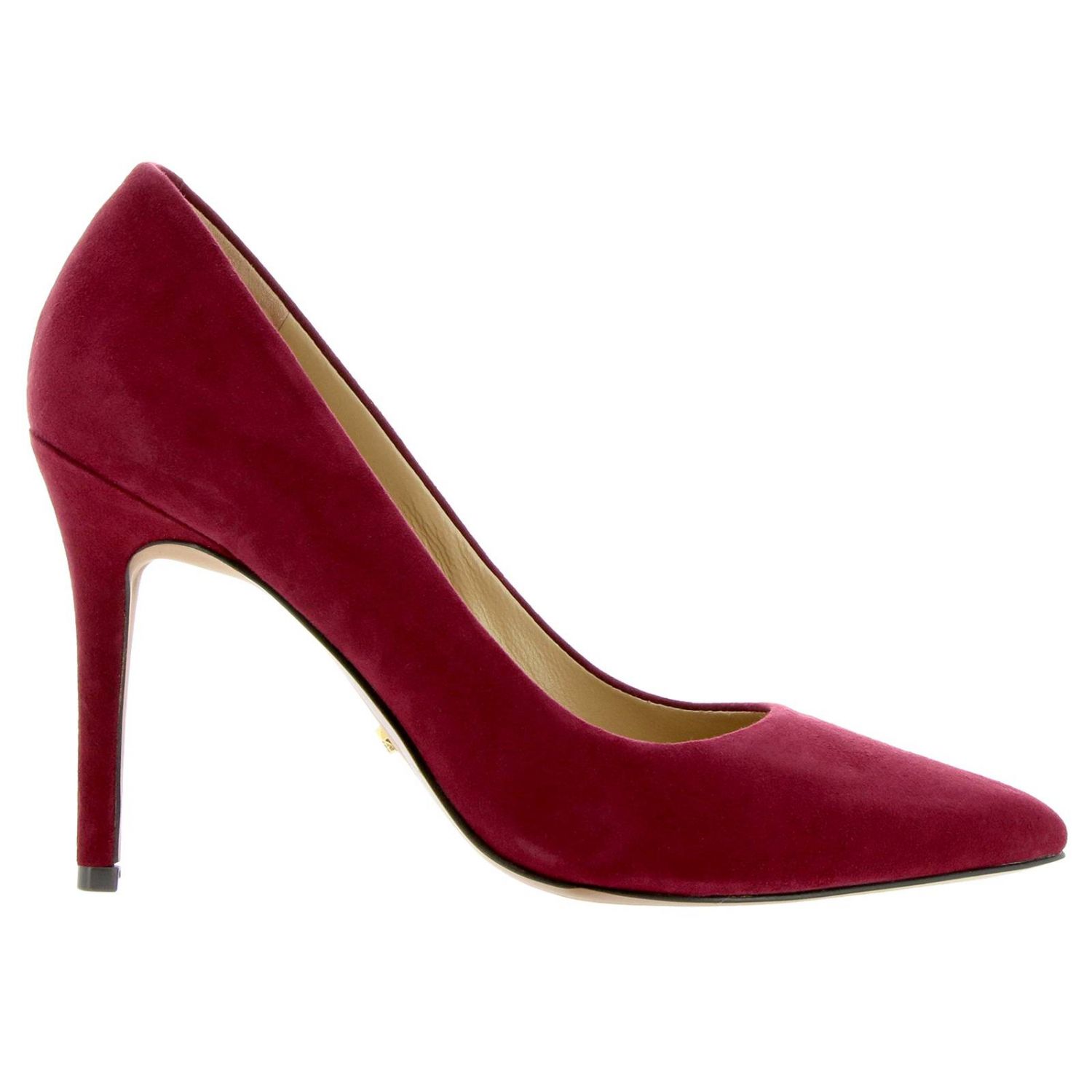 michael kors red velvet shoes