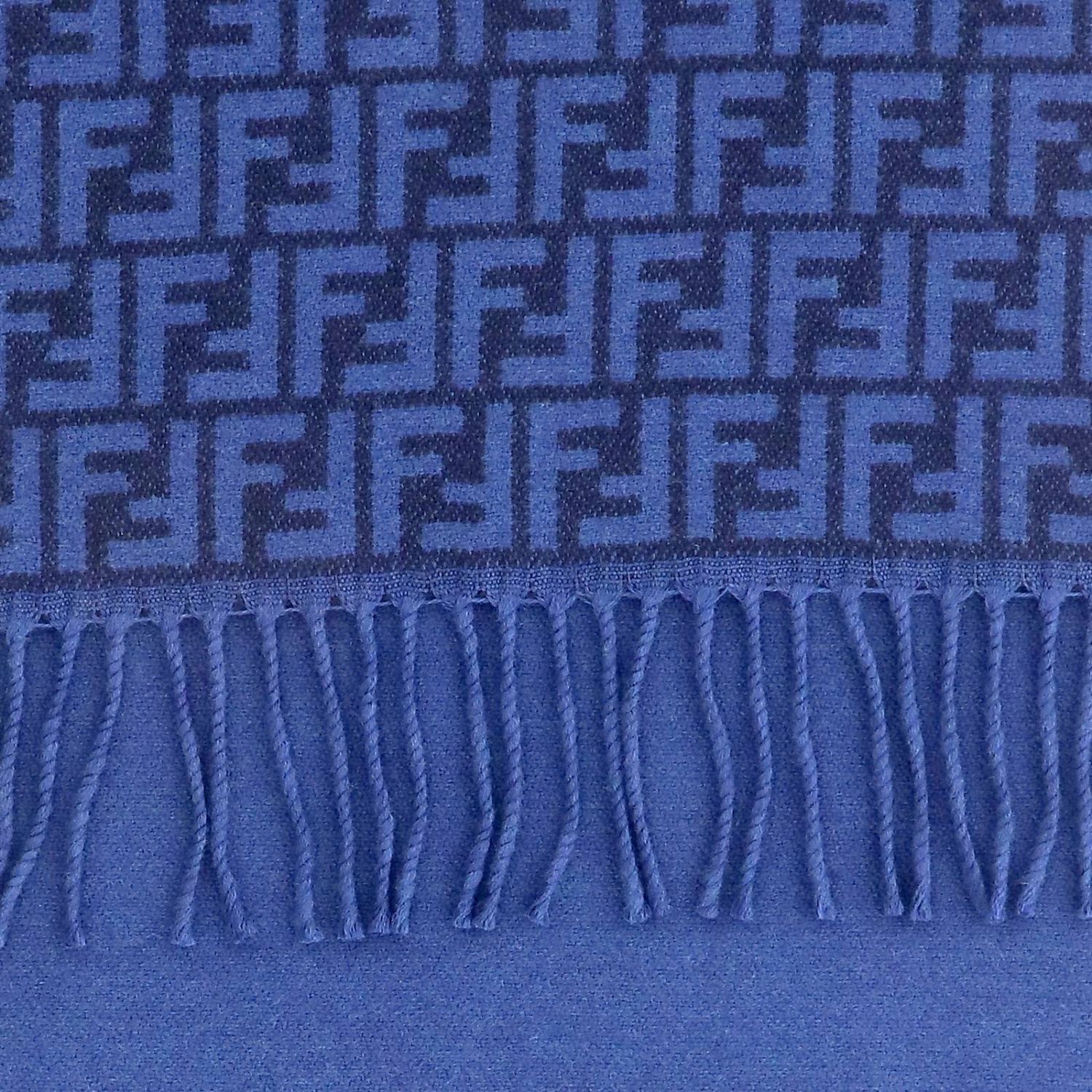 fendi blue scarf