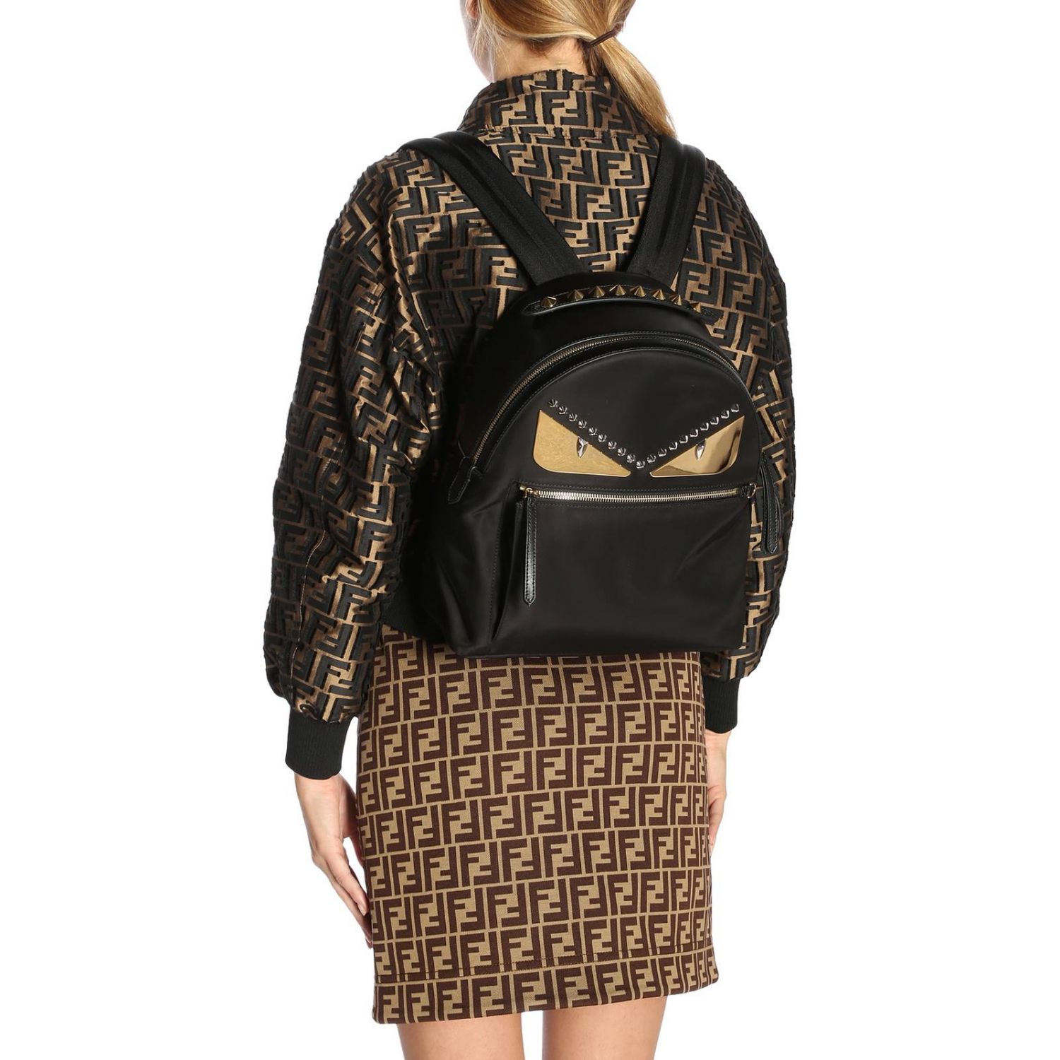 fendi bug eyes backpack