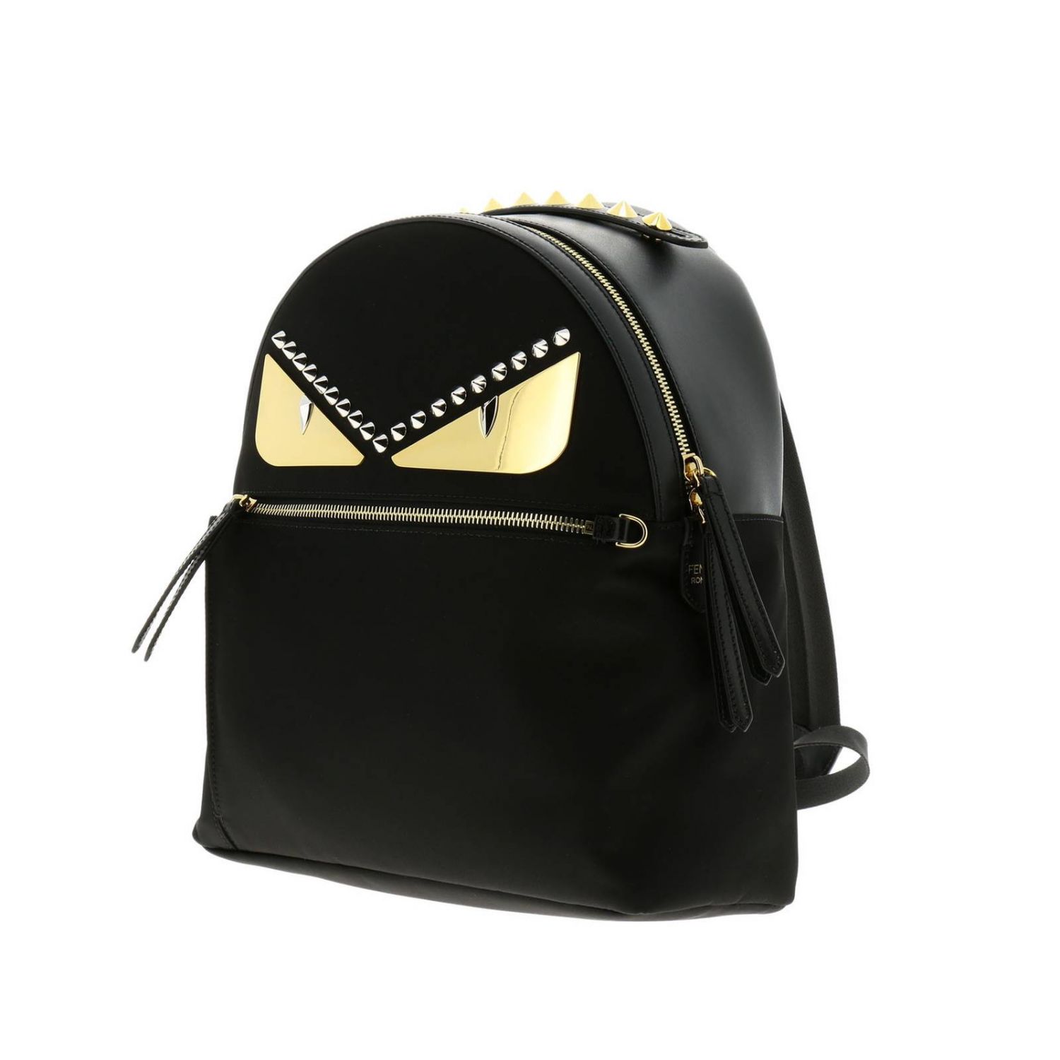 fendi monster leather backpack