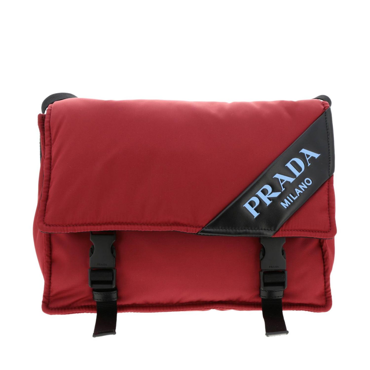 prada messenger bag red