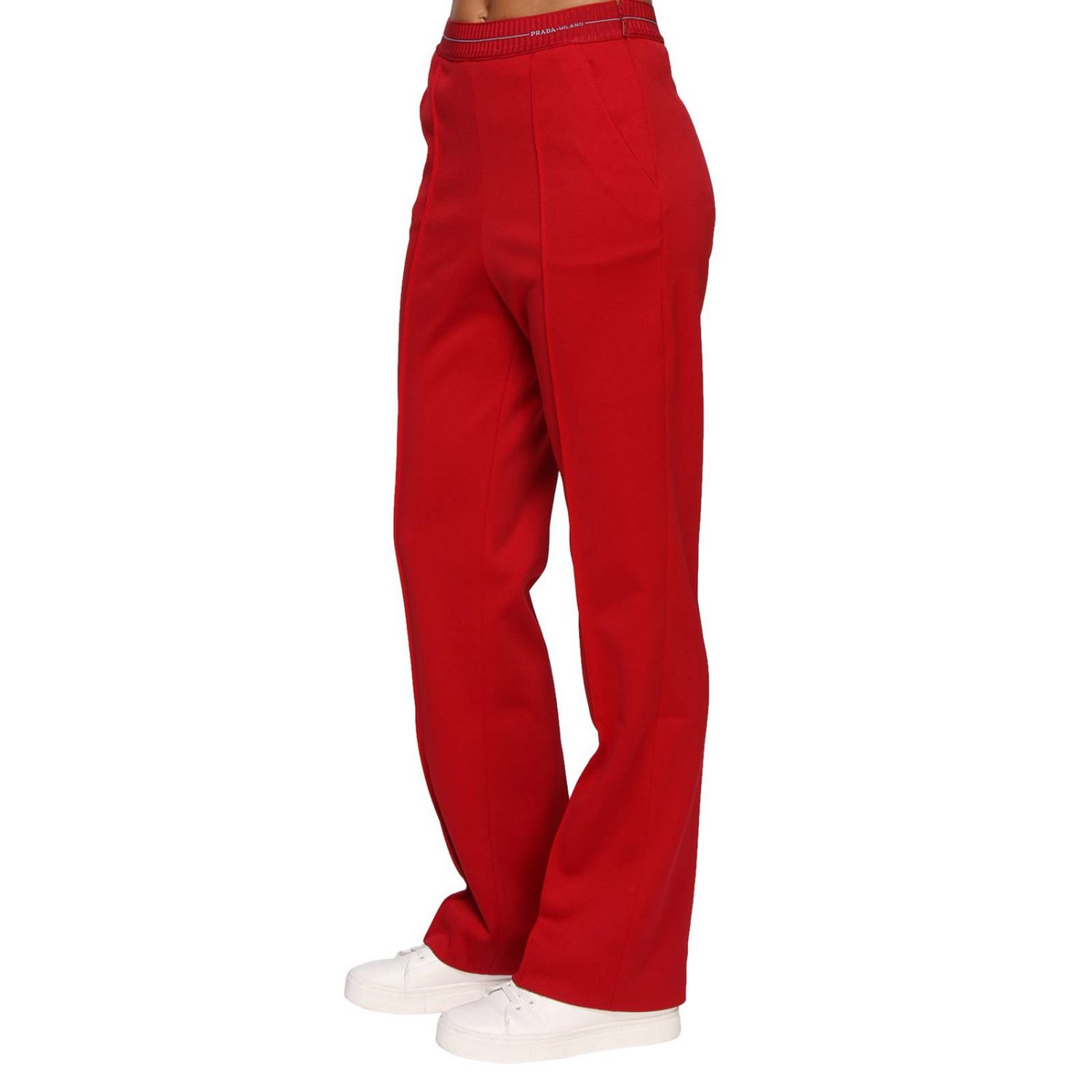 prada red pants