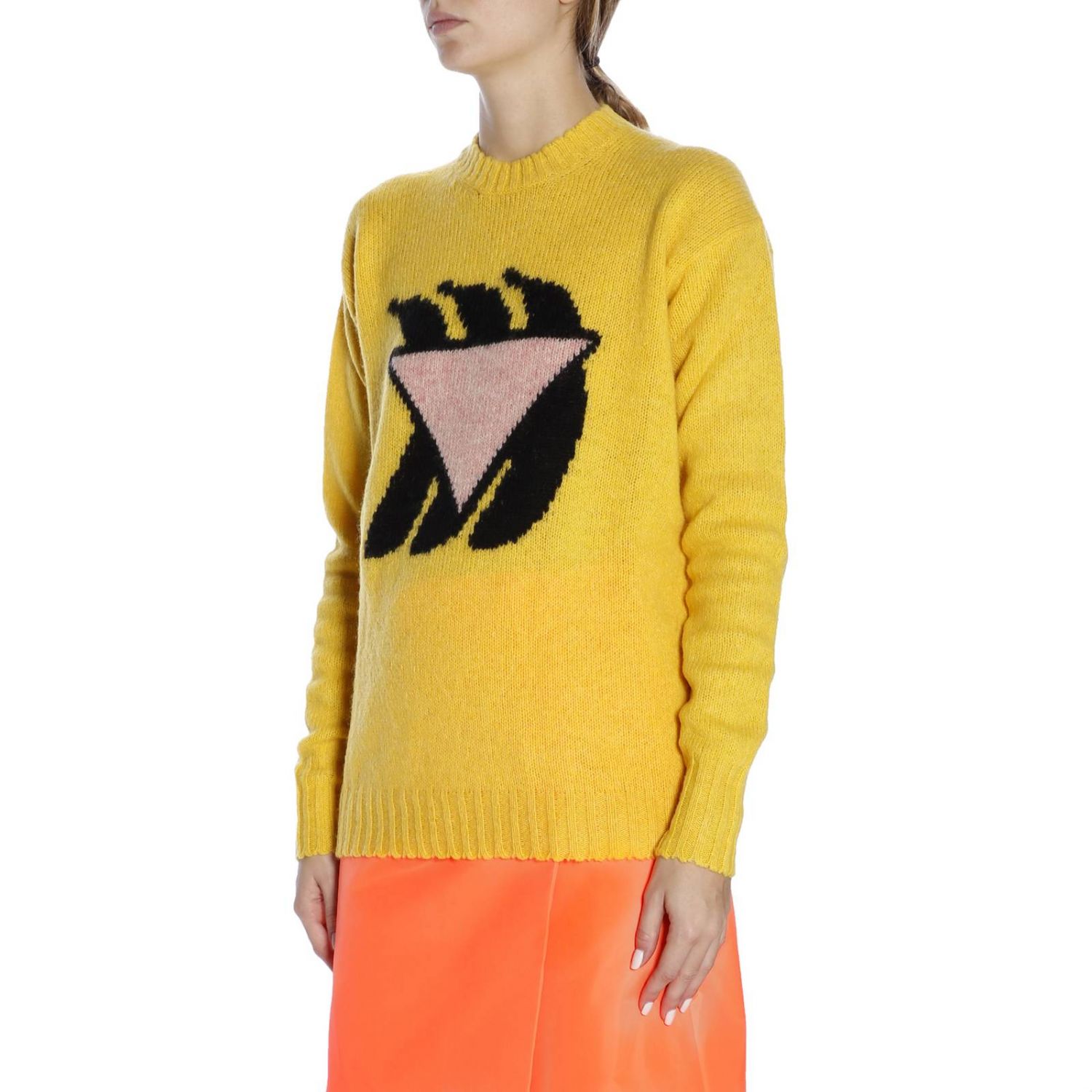 prada banana sweater