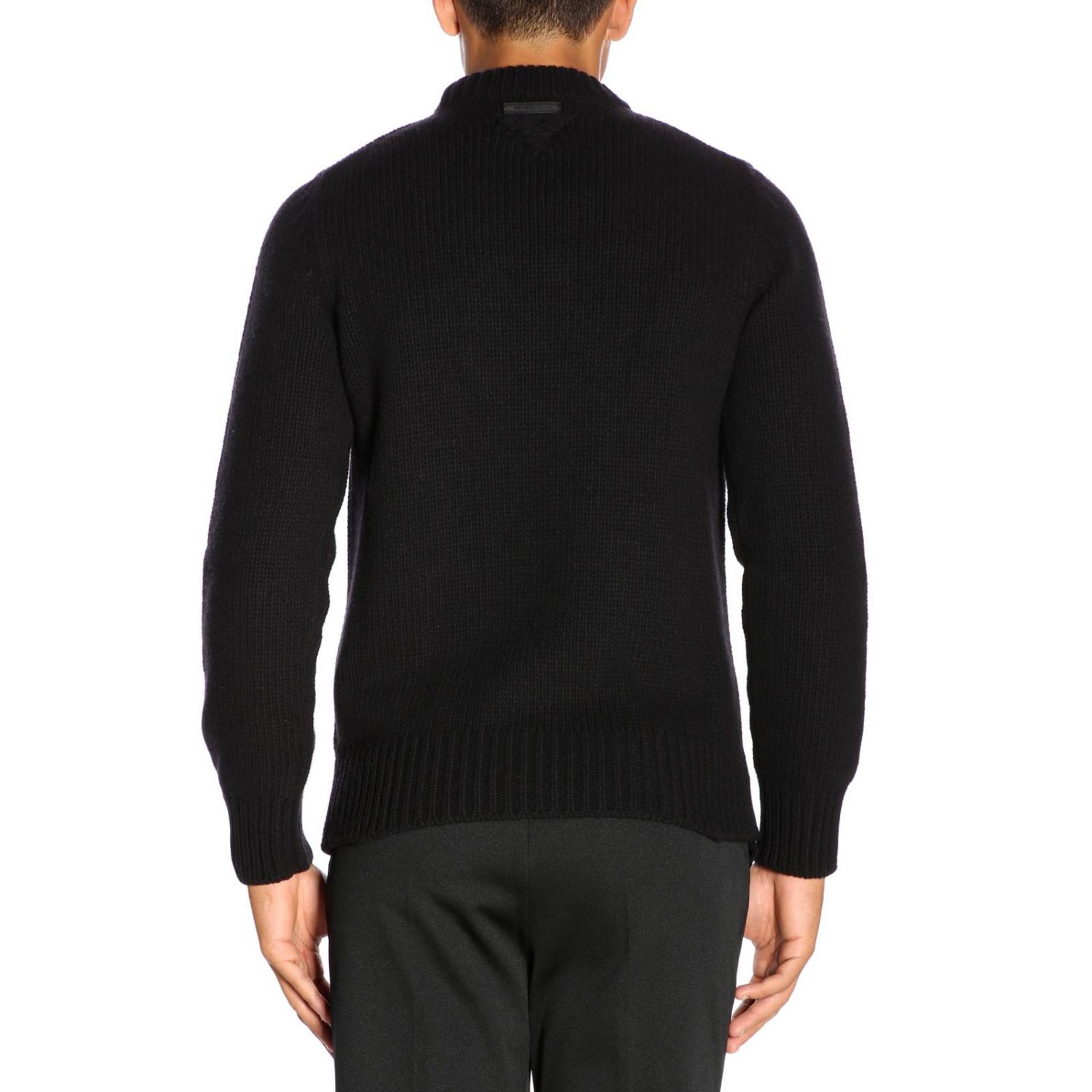 Prada Outlet: Jumper men | Jumper Prada Men Black | Jumper Prada UMA792 ...