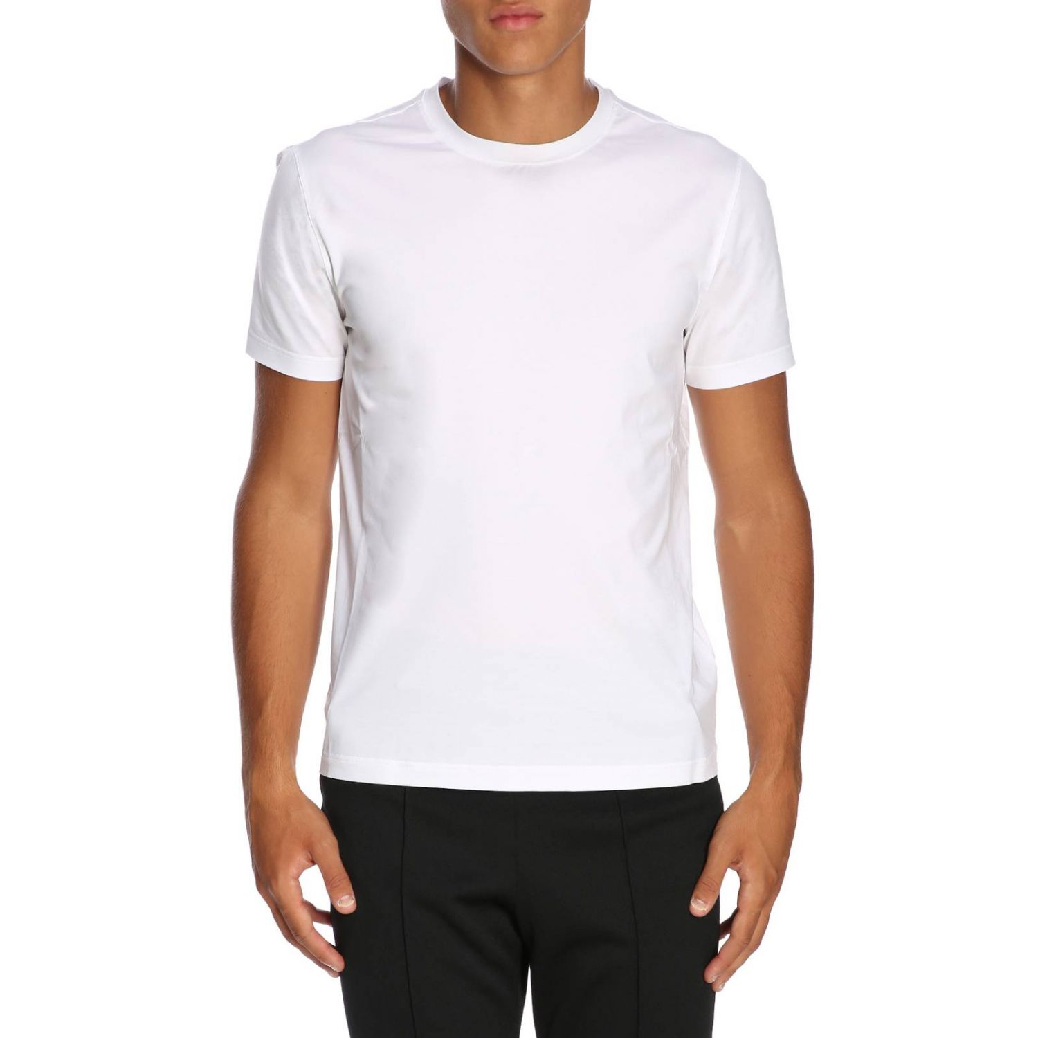 PRADA: T-shirt men - White | T-Shirt Prada UJM564 710 GIGLIO.COM