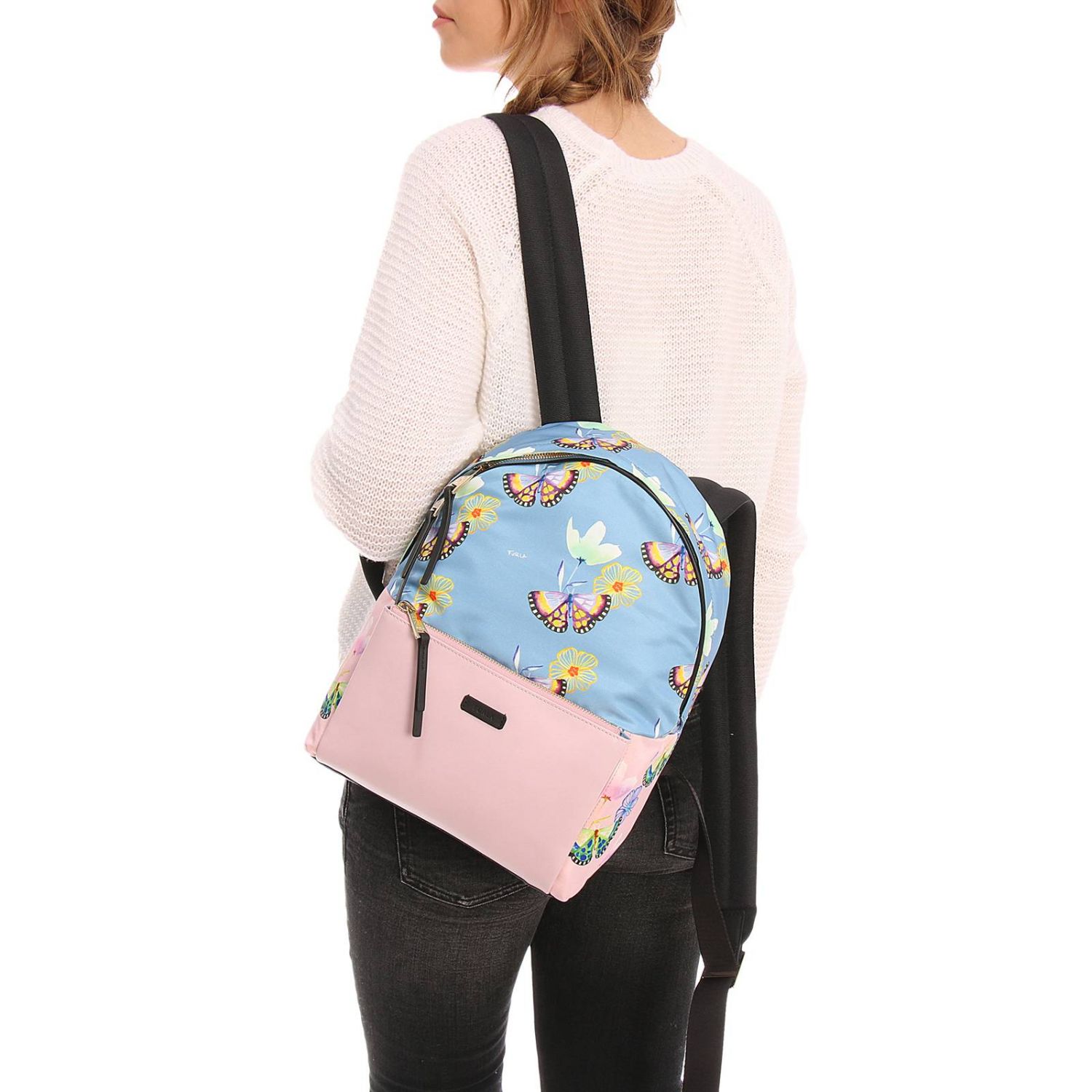 Furla Outlet: Shoulder bag women - Multicolor | Backpack Furla 962348 ...